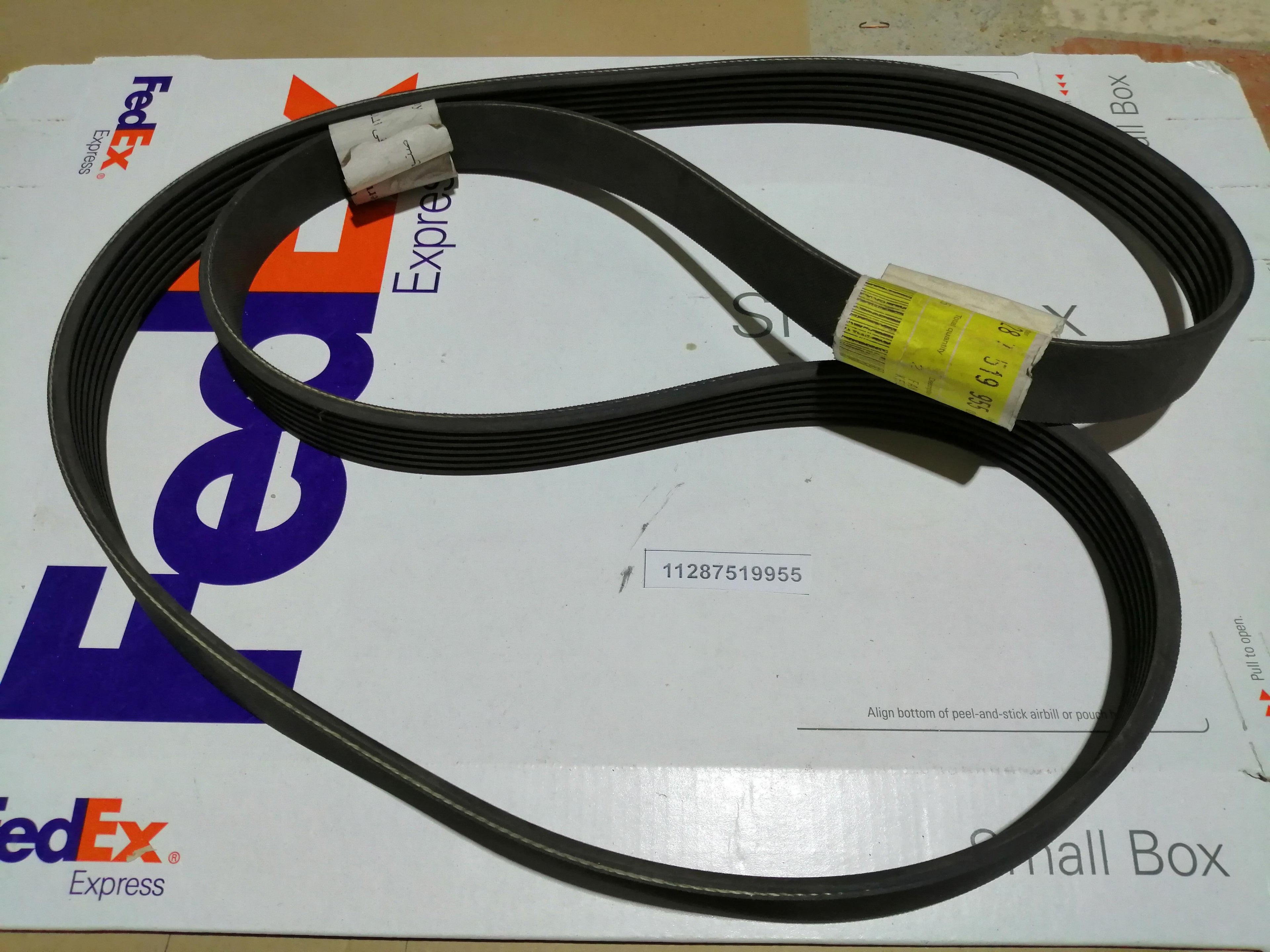 BMW Ribbed V-Belt 11287519955 GENUINE