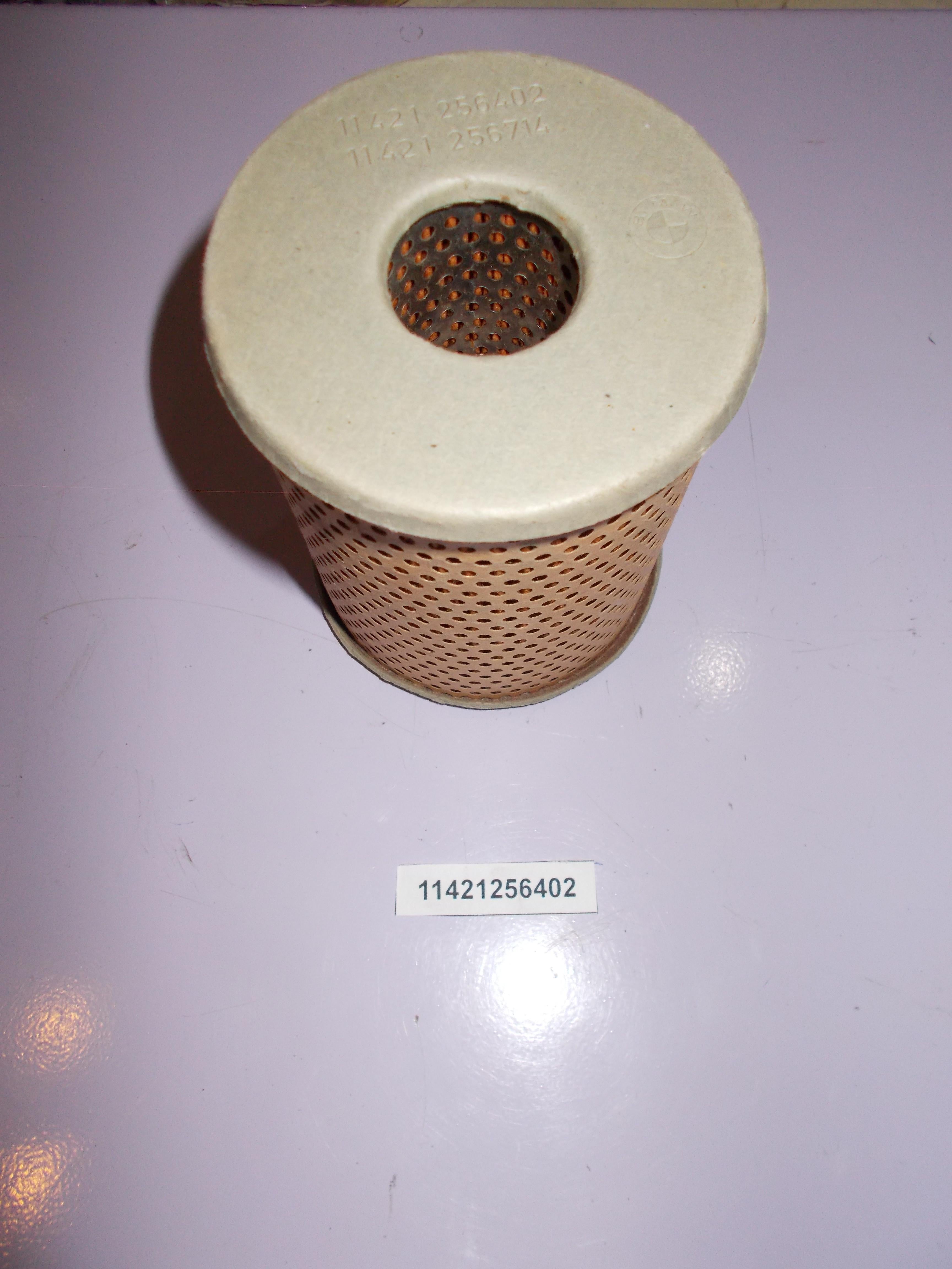 BMW E3, E9, E12, E23, E24 Oil Filter Insert 11421256402 GENUINE