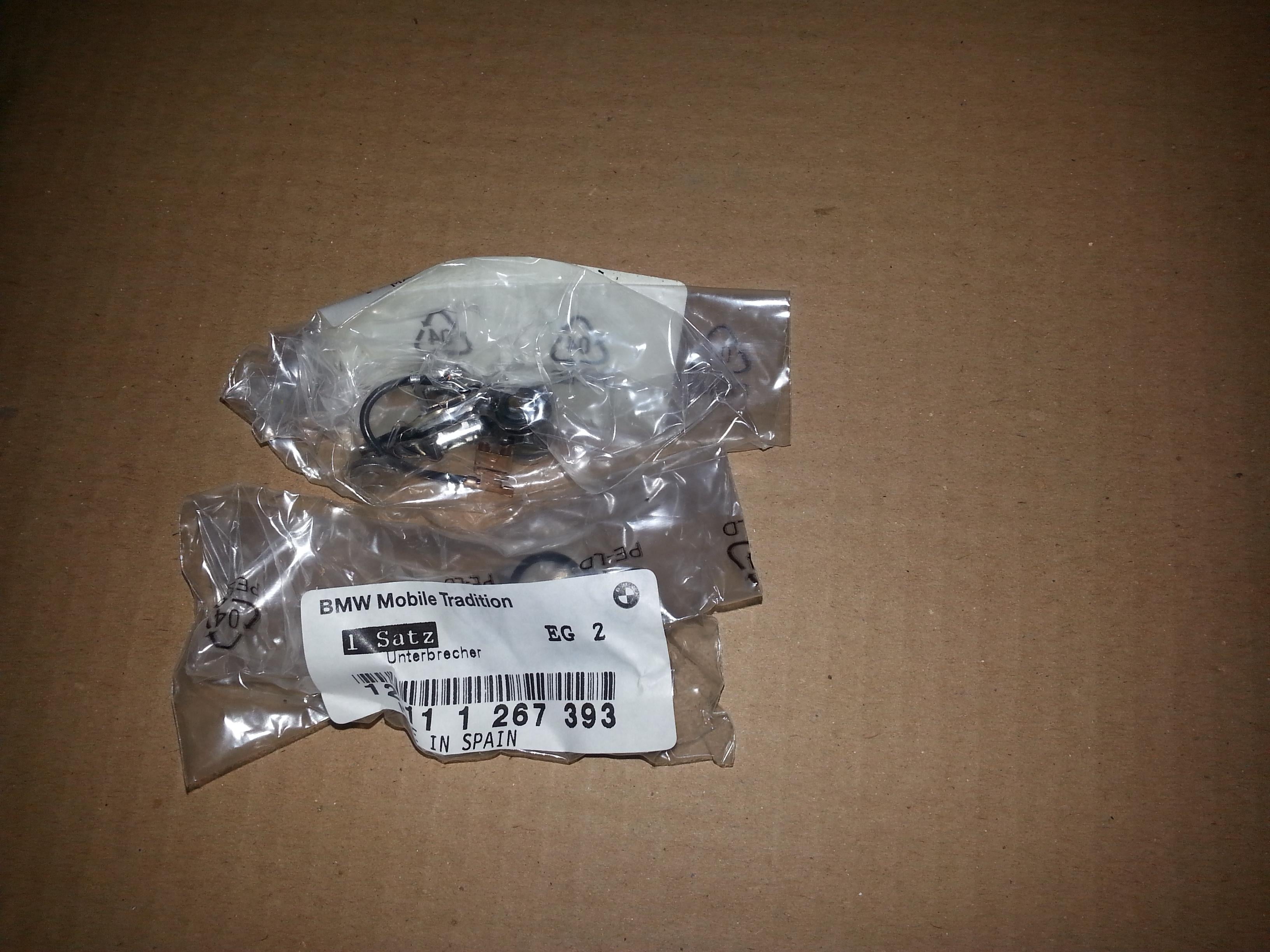 NEW OEM BMW 12111267393 REPAIR KIT CONTACT BREAKER