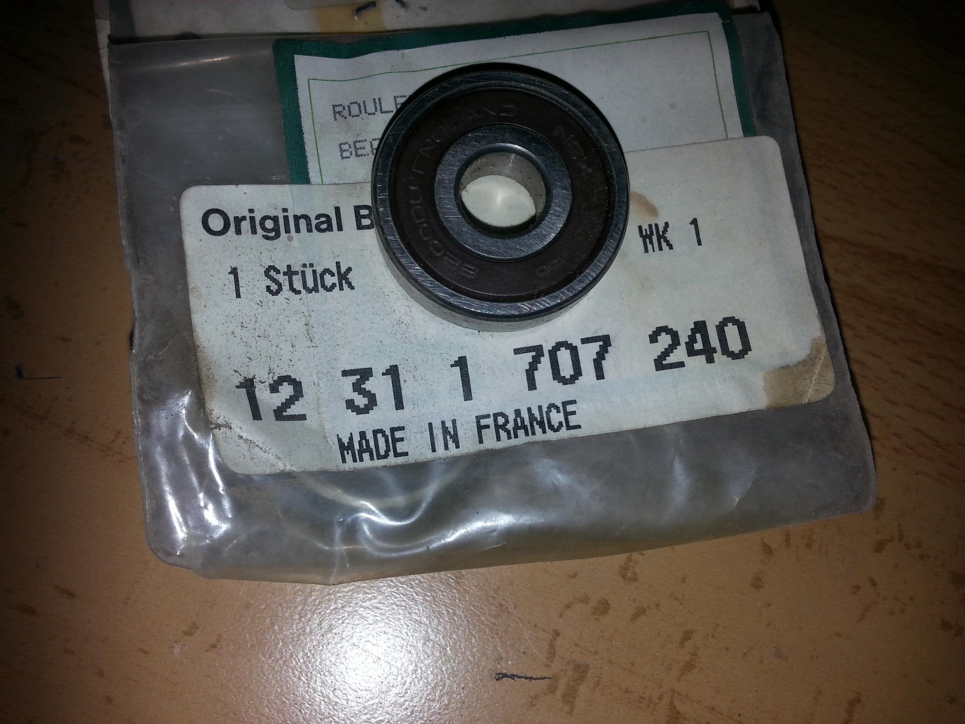 BMW E28 Roller Brg 12311707240. GENUINE