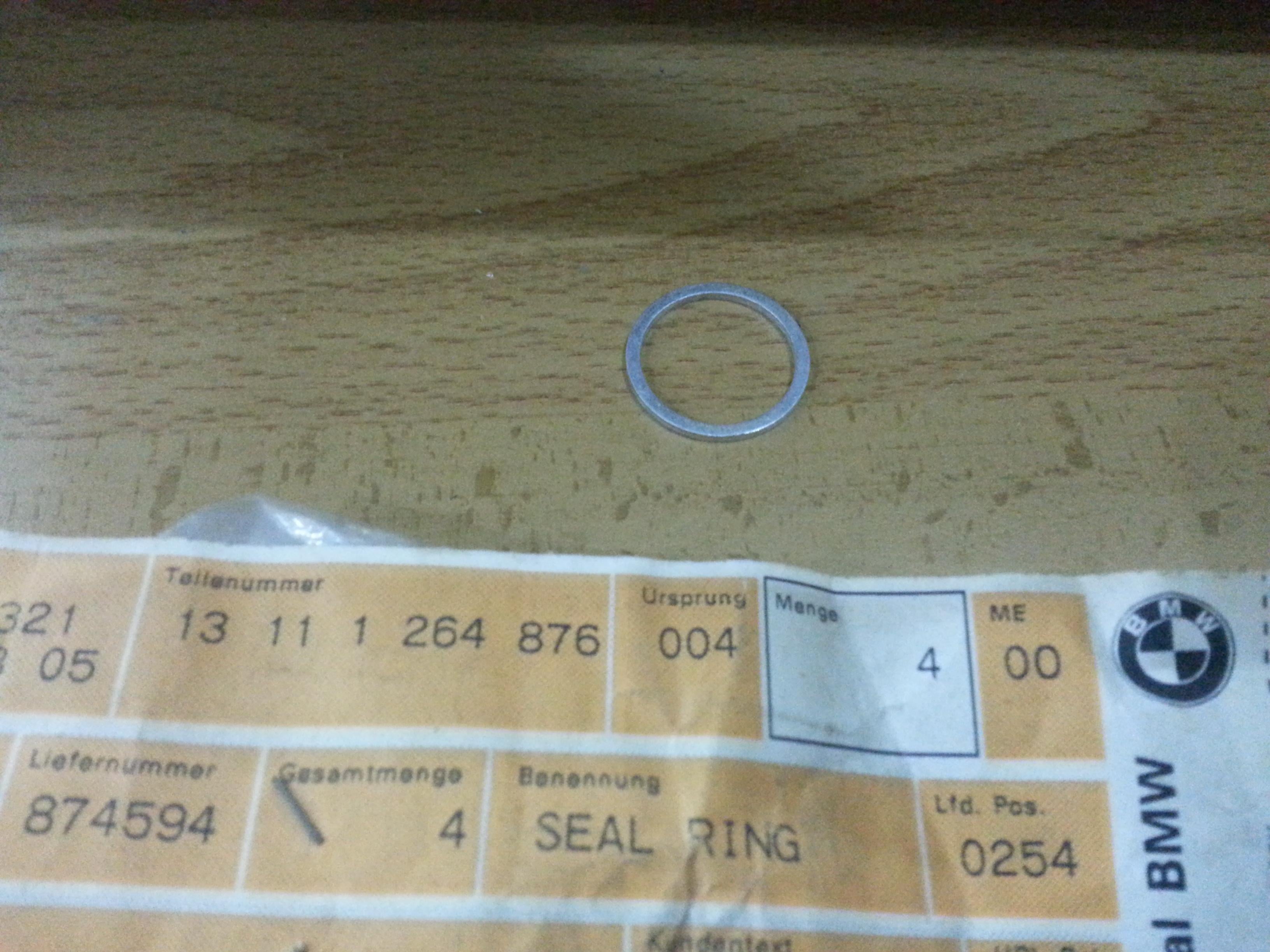 BMW Gasket Ring 13111264876 GENUINE