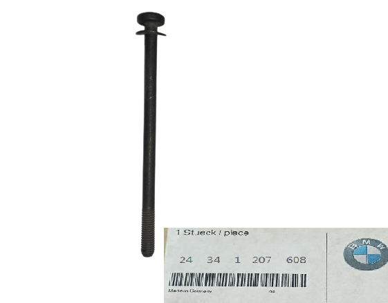 BMW E12, E21, E23, E24, E28, E30 Fillister-Head Screw M5X85 Mounting Parts Control Unit 24341207608  GENUINE