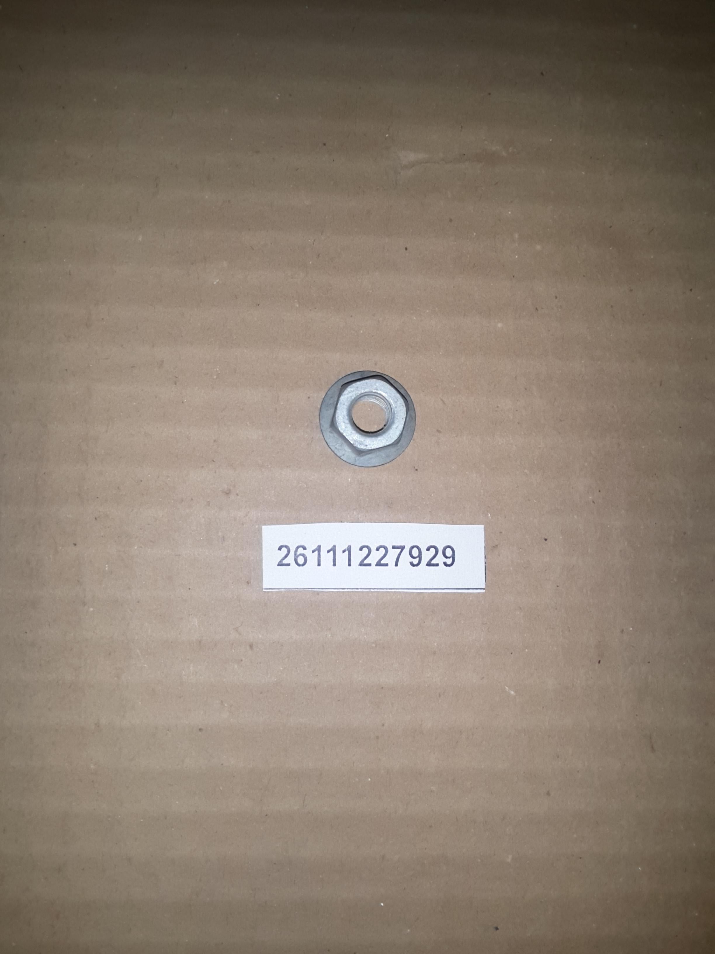 BMW Hex Nut With Ribs 26111227929 GENUINE