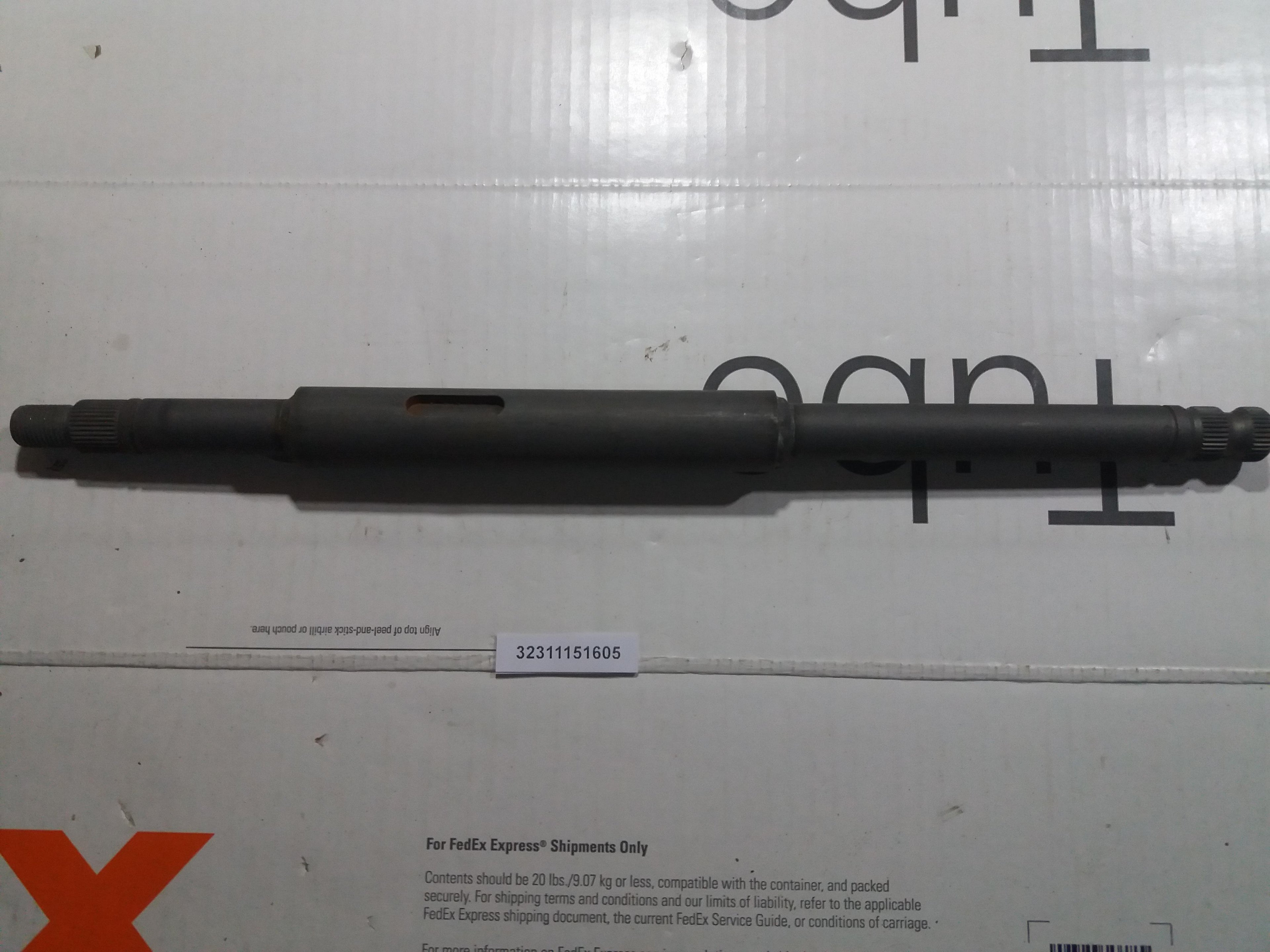 BMW 3231151605 6 5 Series E24 E28 Steering Column Upper Spindle Shaft Axle OEM