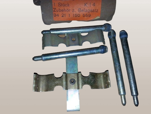 BMW E23 Rear Brake Pad Wear Sensor Mounting Parts Set 34211150559 GENUINE