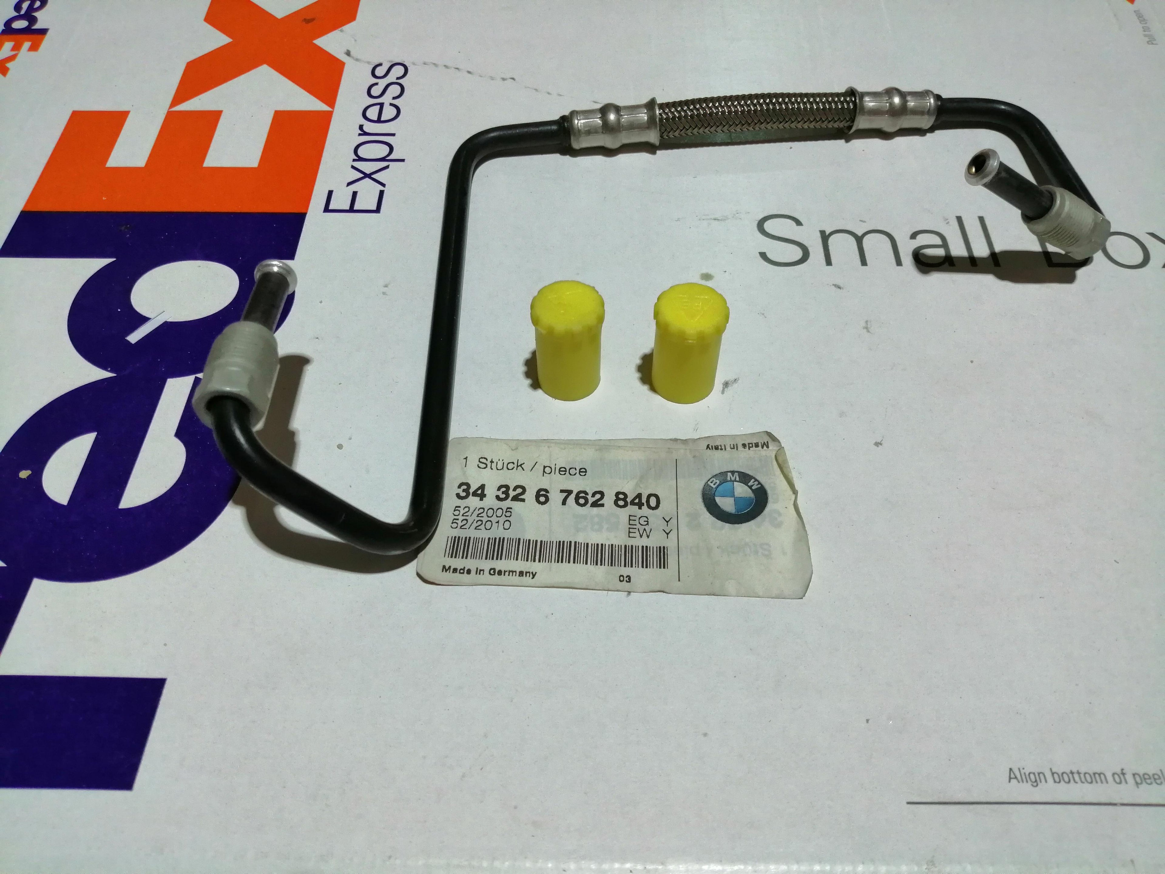 BMW Pipeline With Pressure Hose 34326762840 GENUINE