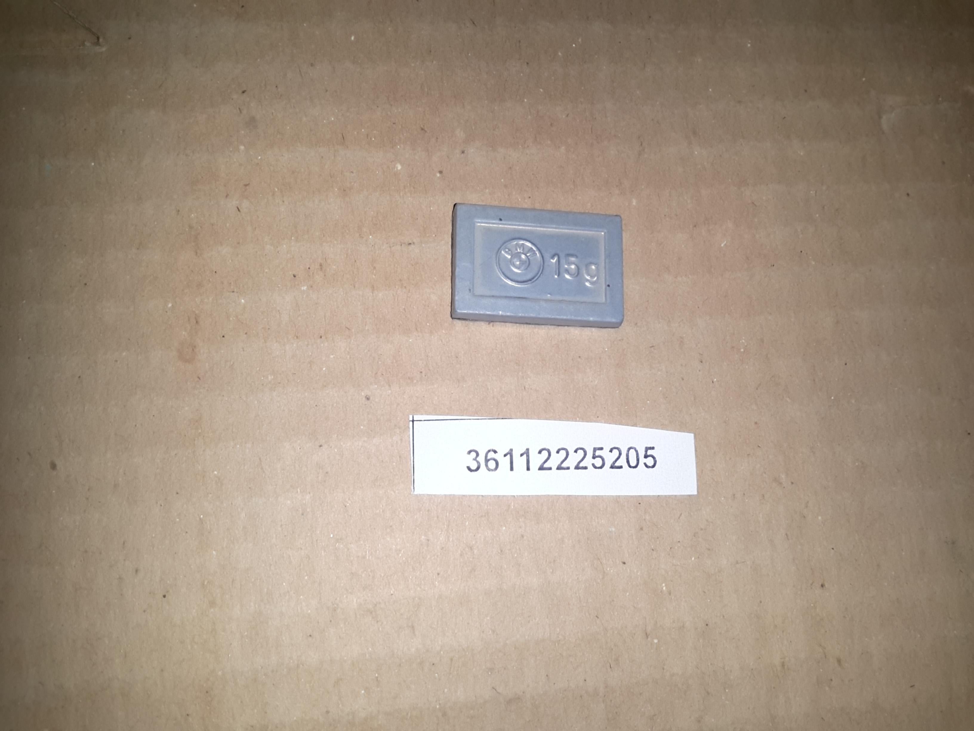 BMW Balance Weight Lead w/ Adhesive Foil 36112225205 OEM