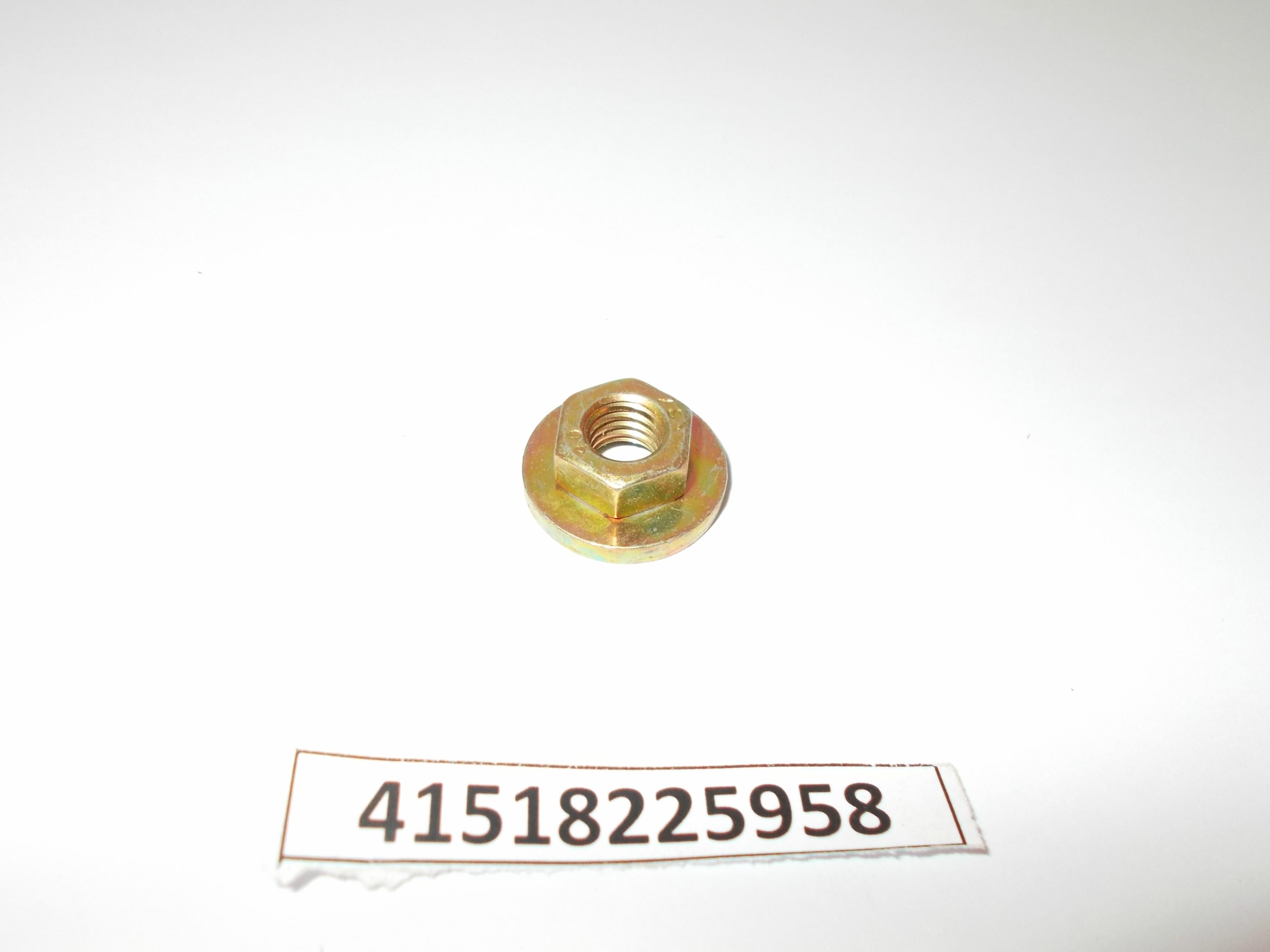 BMW Hex nut With Plate 41518225958 GENUINE Set Of 2