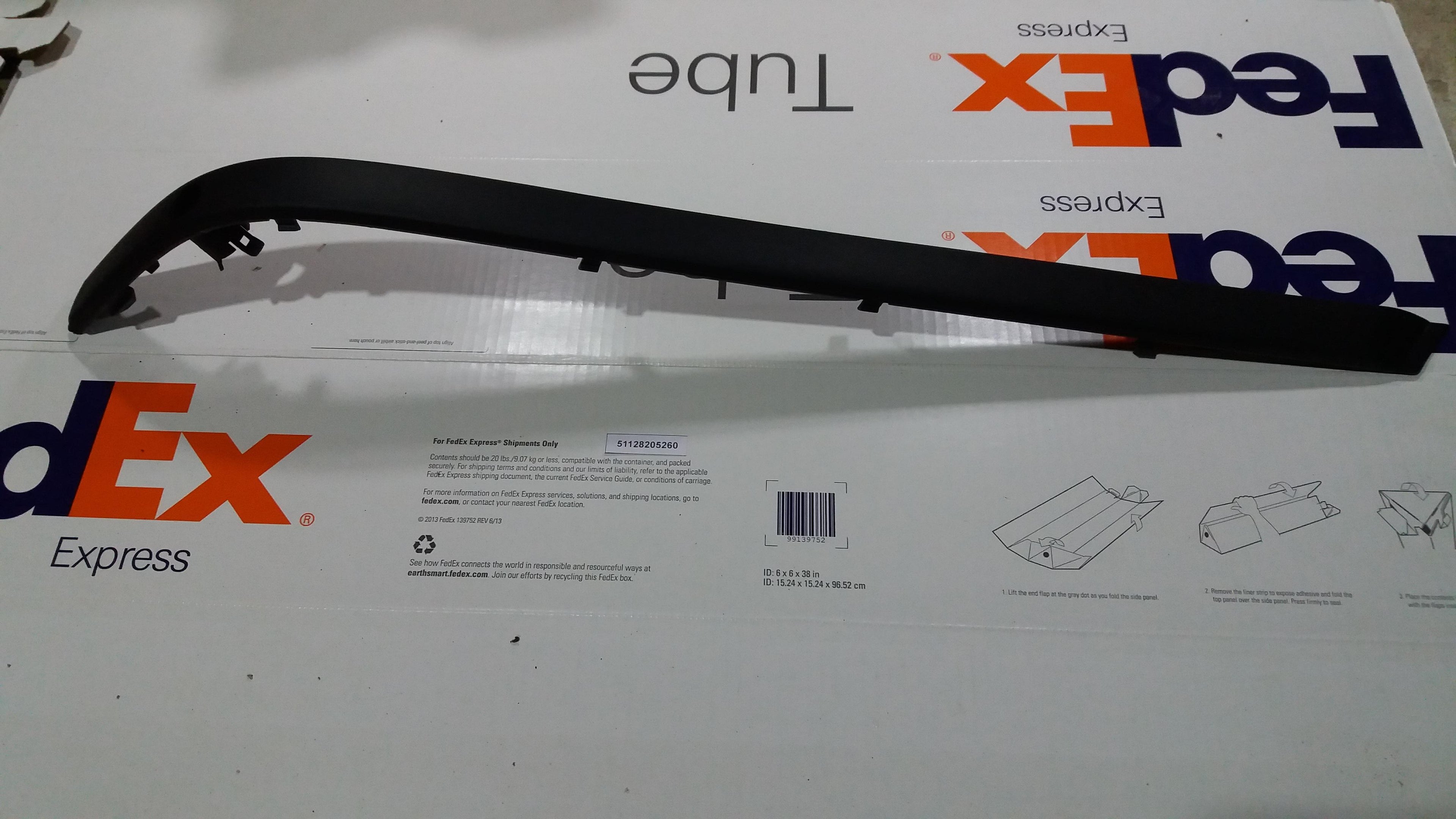 BMW E39 Rear Right Rocker Panel Moulding 51128205260 GENUINE