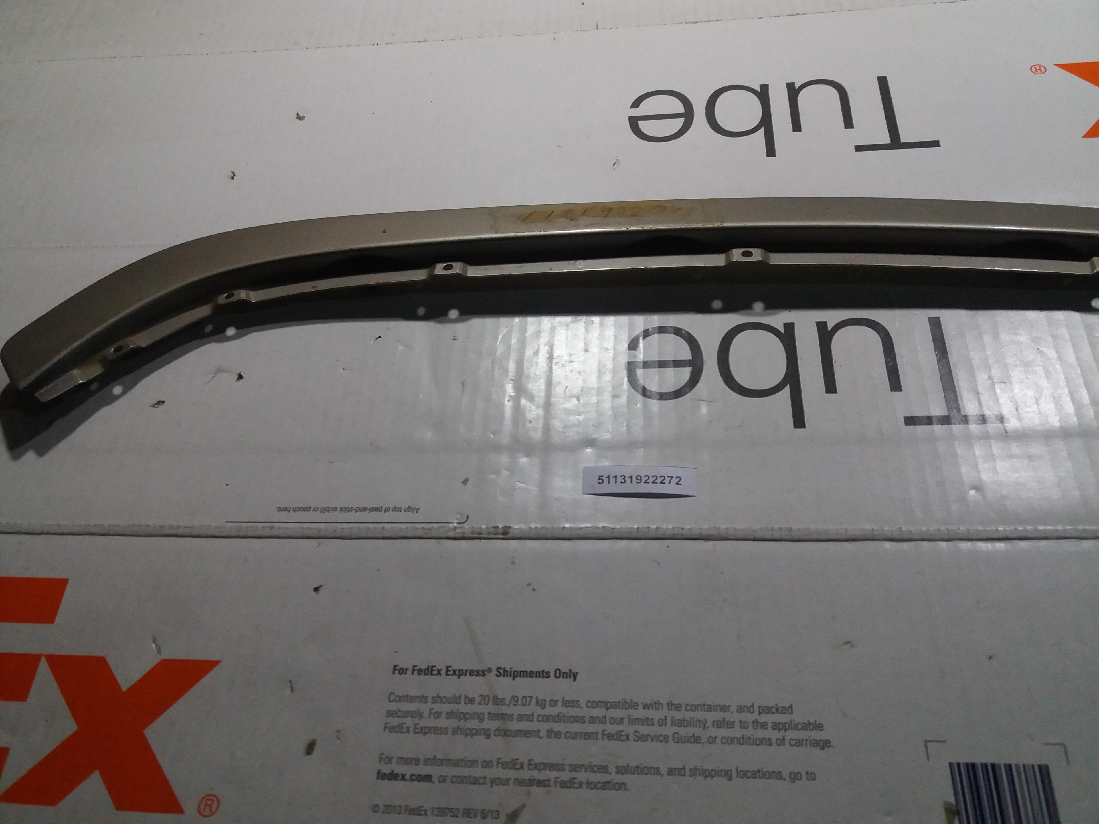 BMW E30 Rear Right Air Outlet Moulding 51131922272 GENUINE