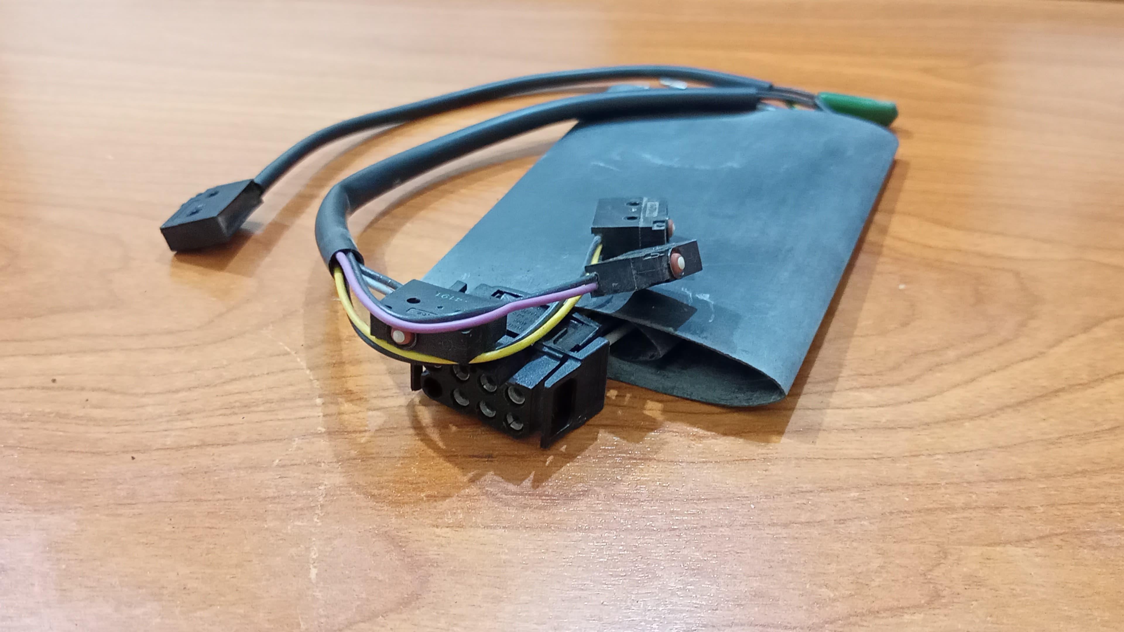 BMW 51213090552 7 Series E32 Door Power Window Control Wiring Harness Set OEM