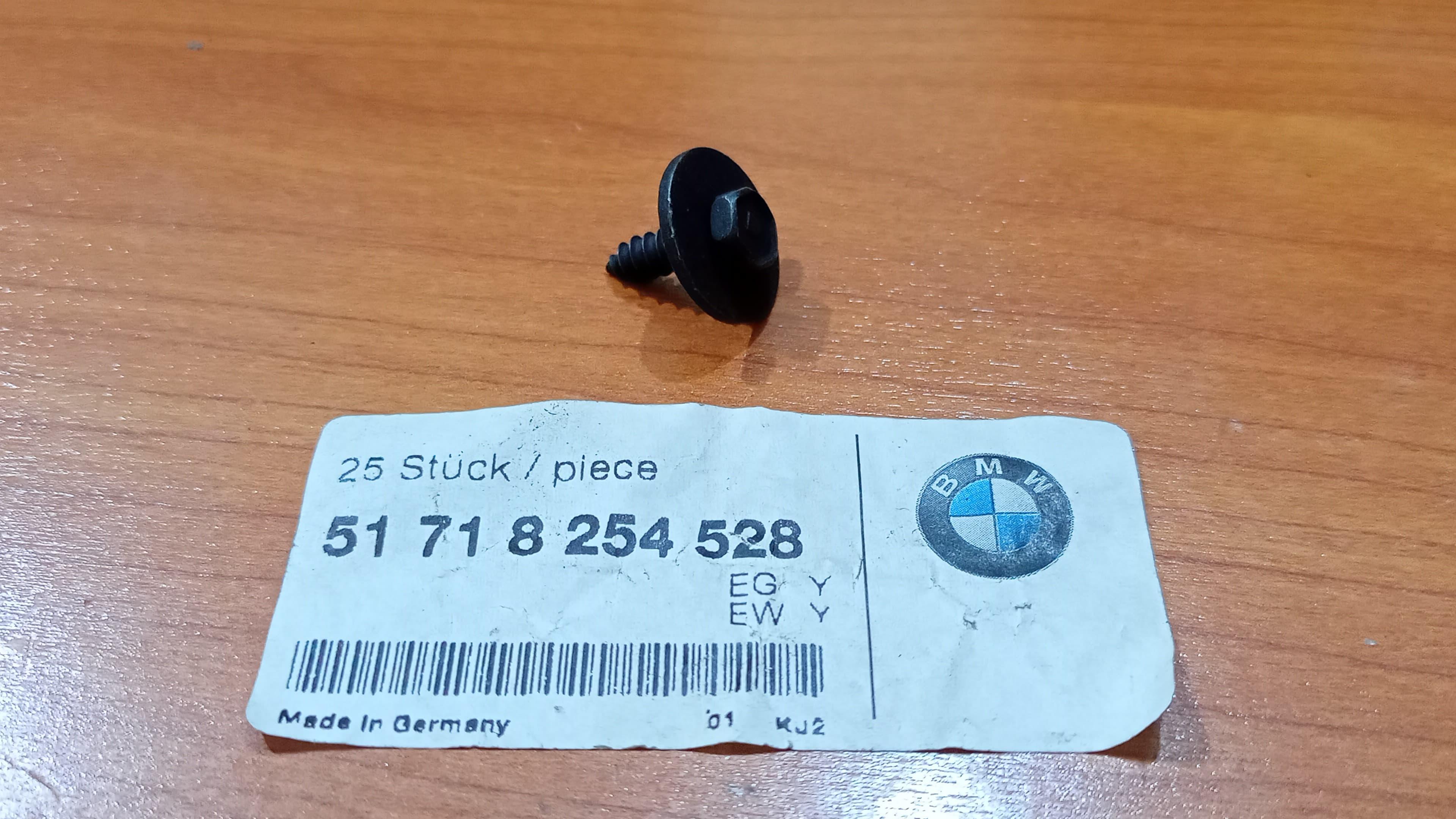 BMW Hex Head Screw With Washer Set 51718254528 GENUINE
