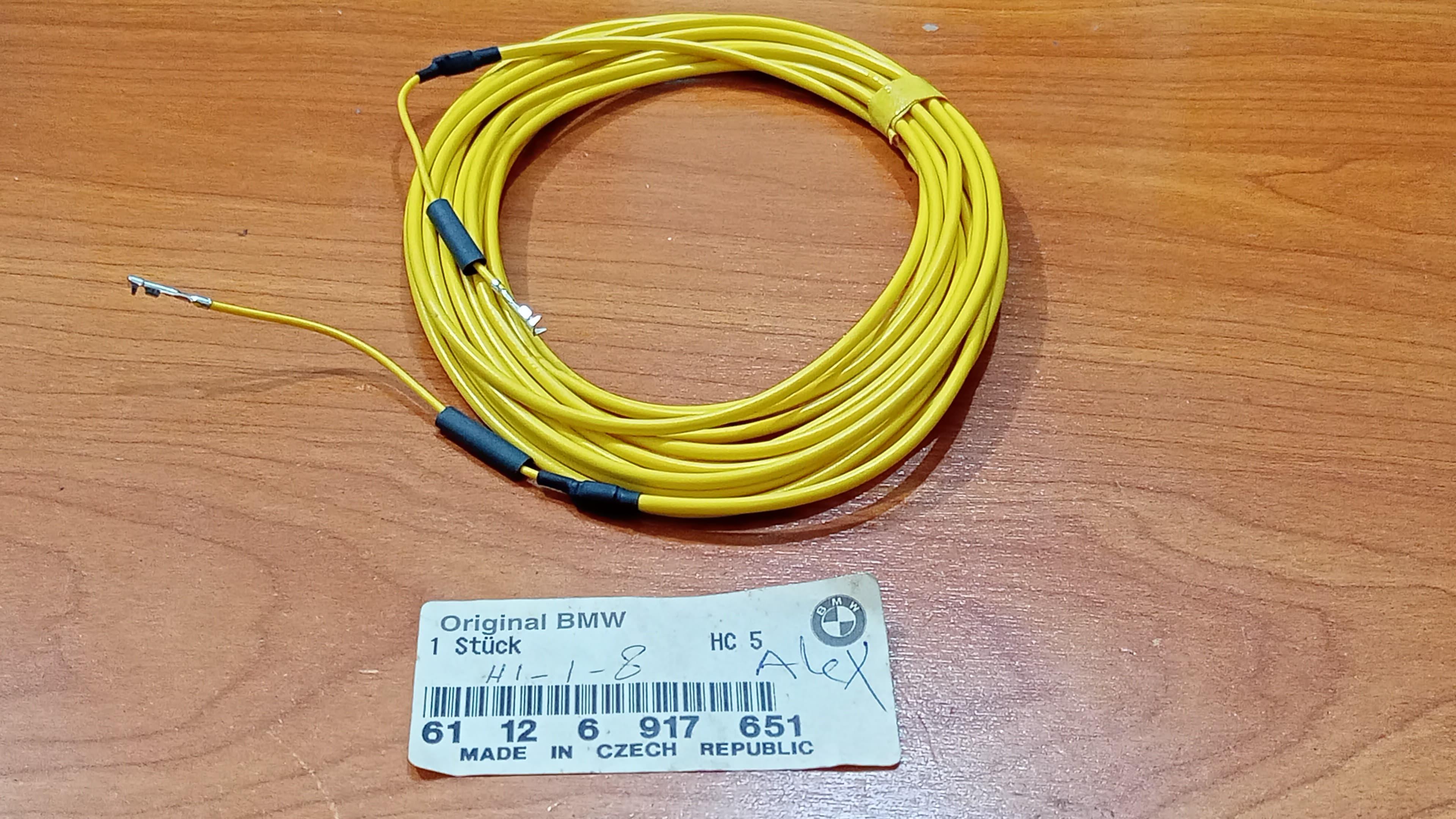 New Genuine BMW 61126917651 Rair cablB B&V
