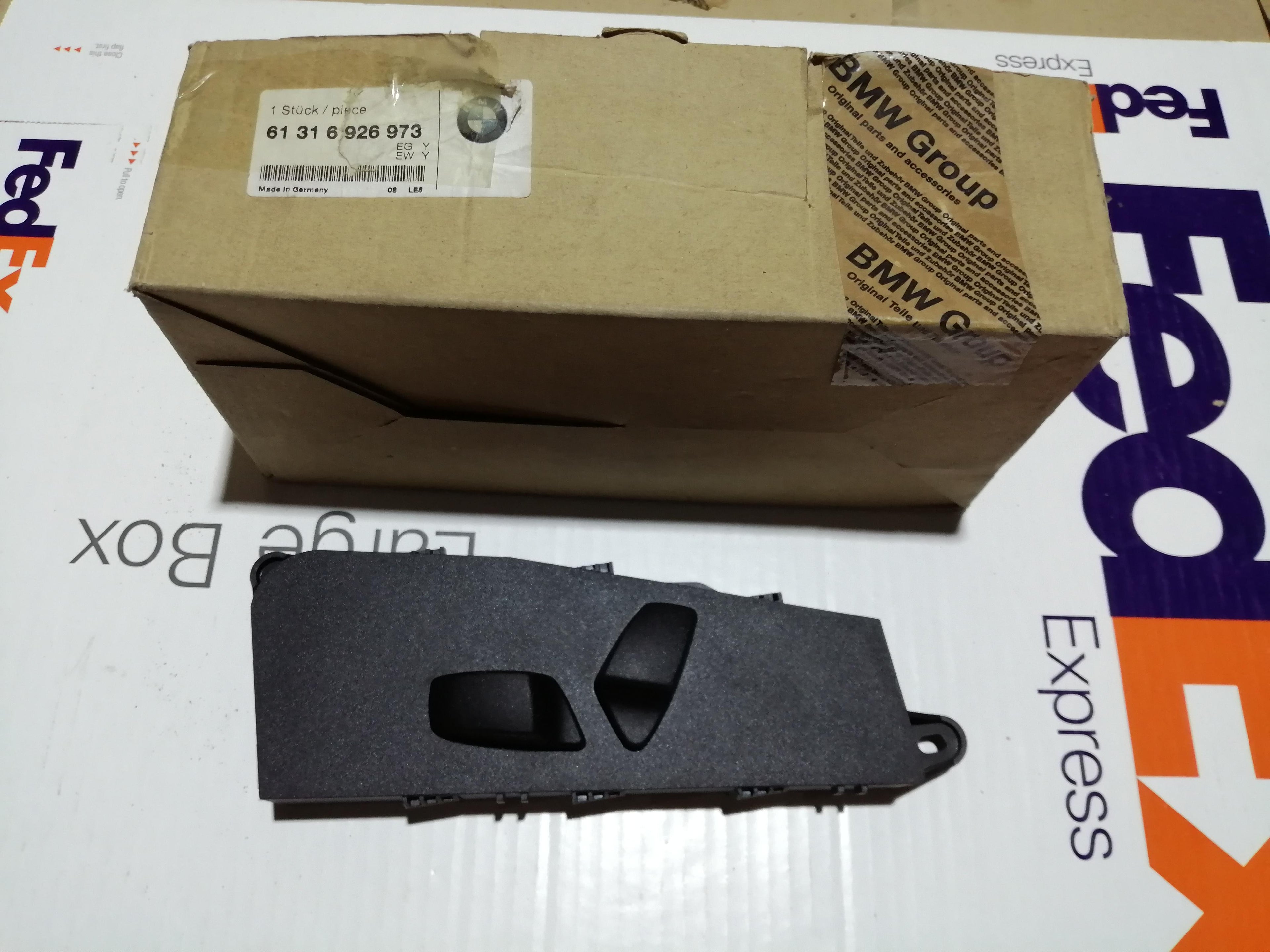 BMW E60 E61 LCI Front Left Driver Electric Seat Adjusting Switch 61316926973