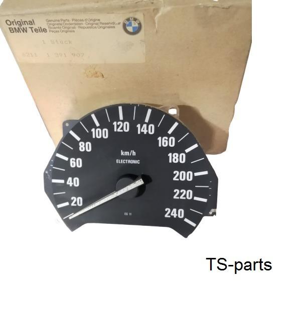 BMW 5 Series E34 Instrument Cluster Speedometer Gauge KMH Dial 62111391907 New