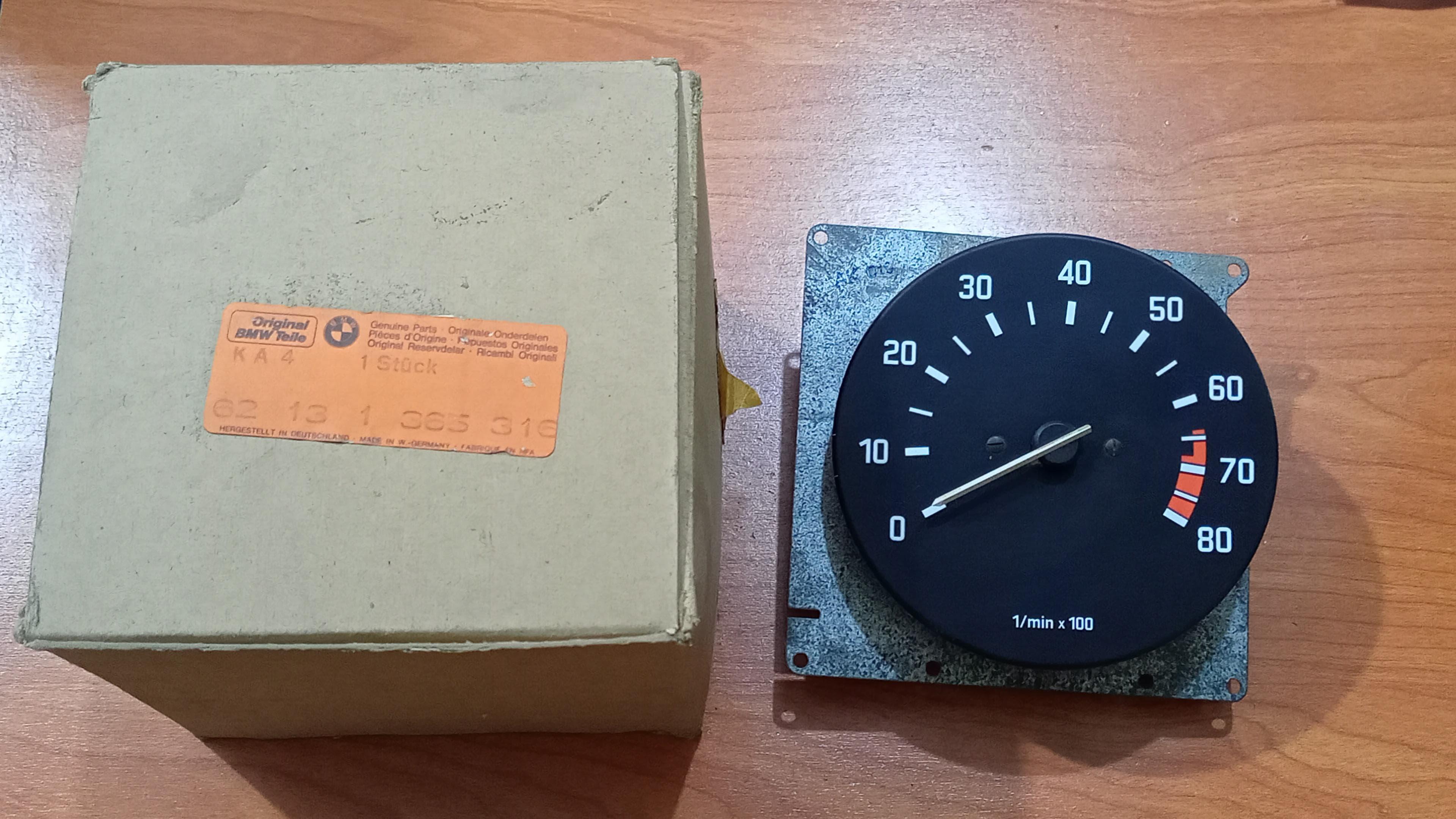 BMW Tachometer RPM Rev Counter Gauge Genuine 62131365316 E21