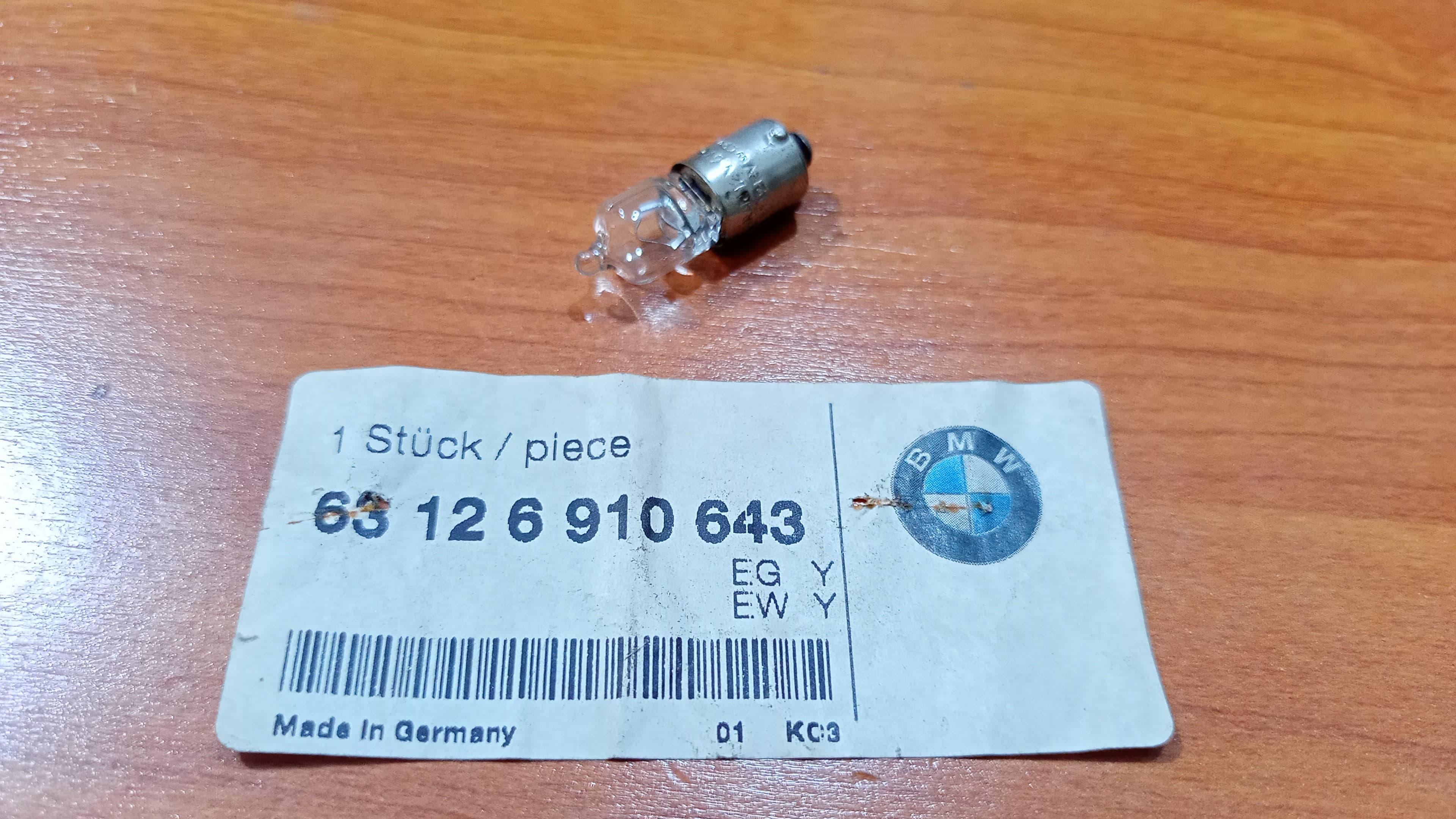 BMW E39 Longlife Bulb 63126910643 GENUINE