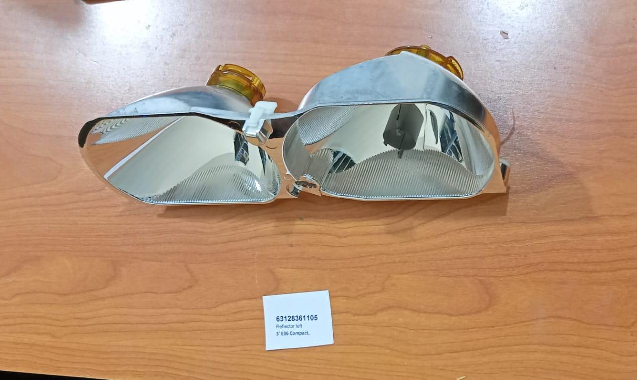 BMW 3 Series E36 Front Left Driver Side Headlight Lamp Reflector 63128361105