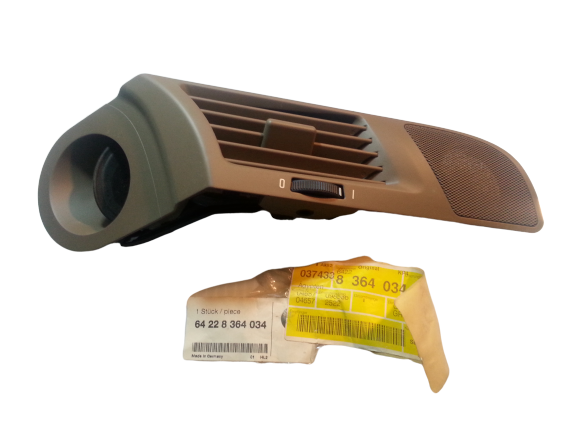 BMW 64228364034 5 Series E39 Dashboard Interior Front Right Fresh Air Grill OEM