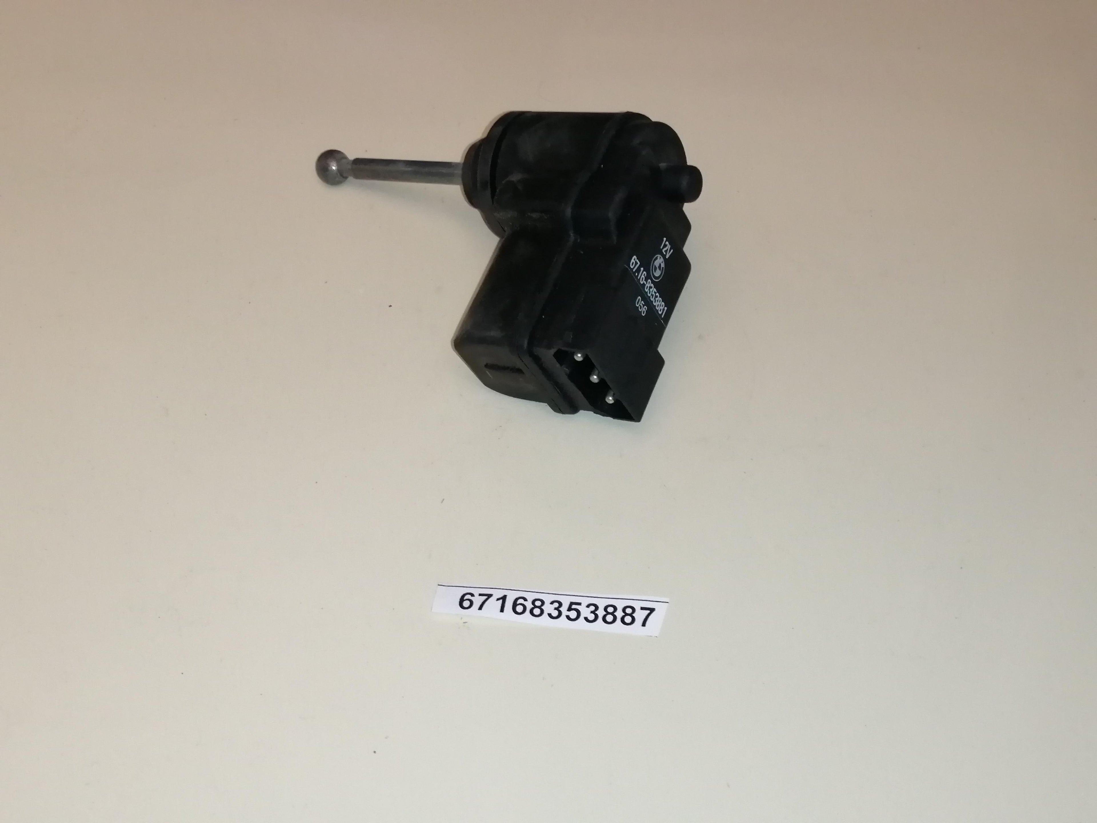 BMW E36 Headlamp Vertical Aim Control 67168353887 GENUINE