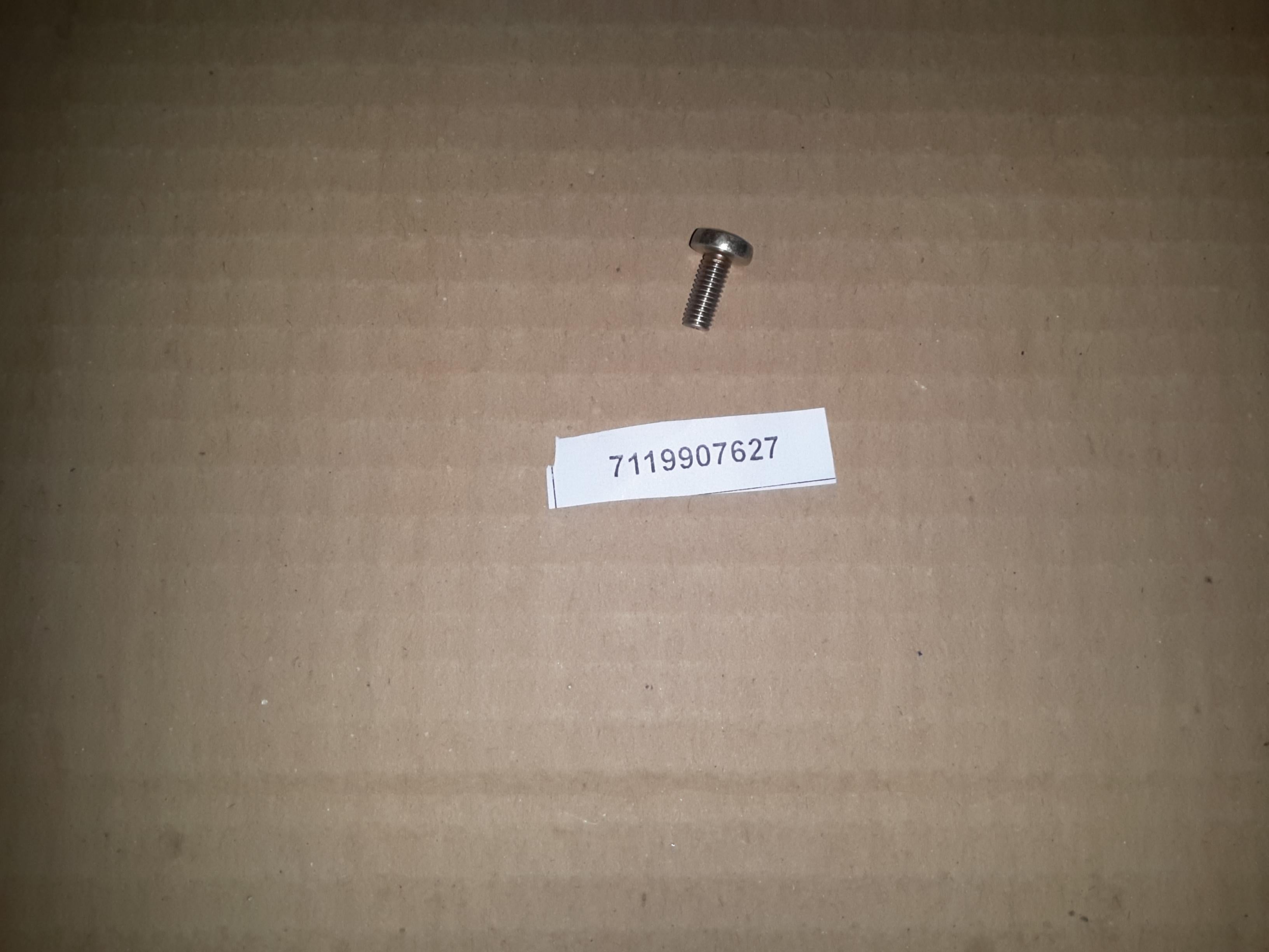 BMW Fillister Head Screw 07119907627 GENUINE
