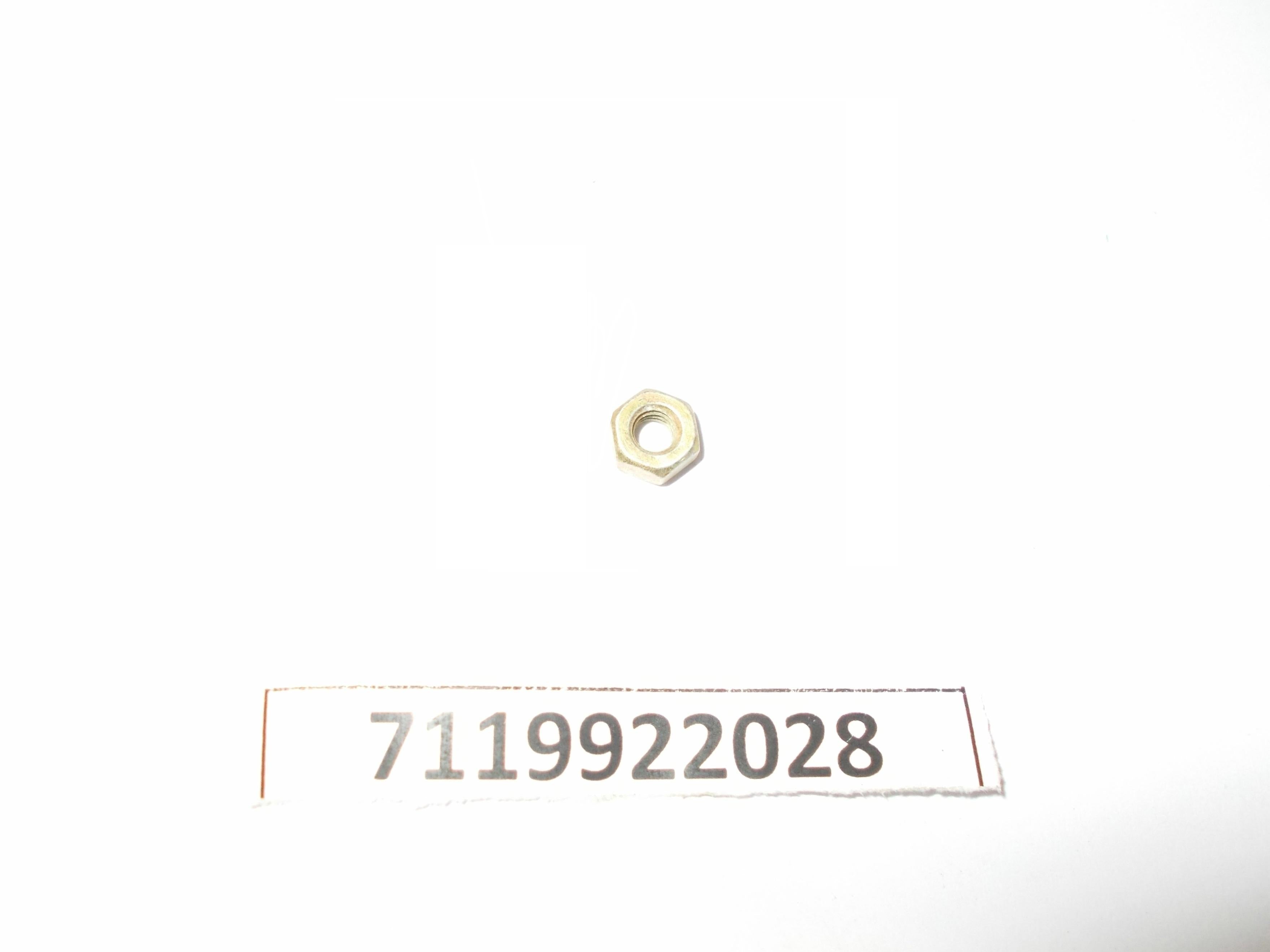 BMW Hex Nut 07119922028 GENUINE Set Of 5