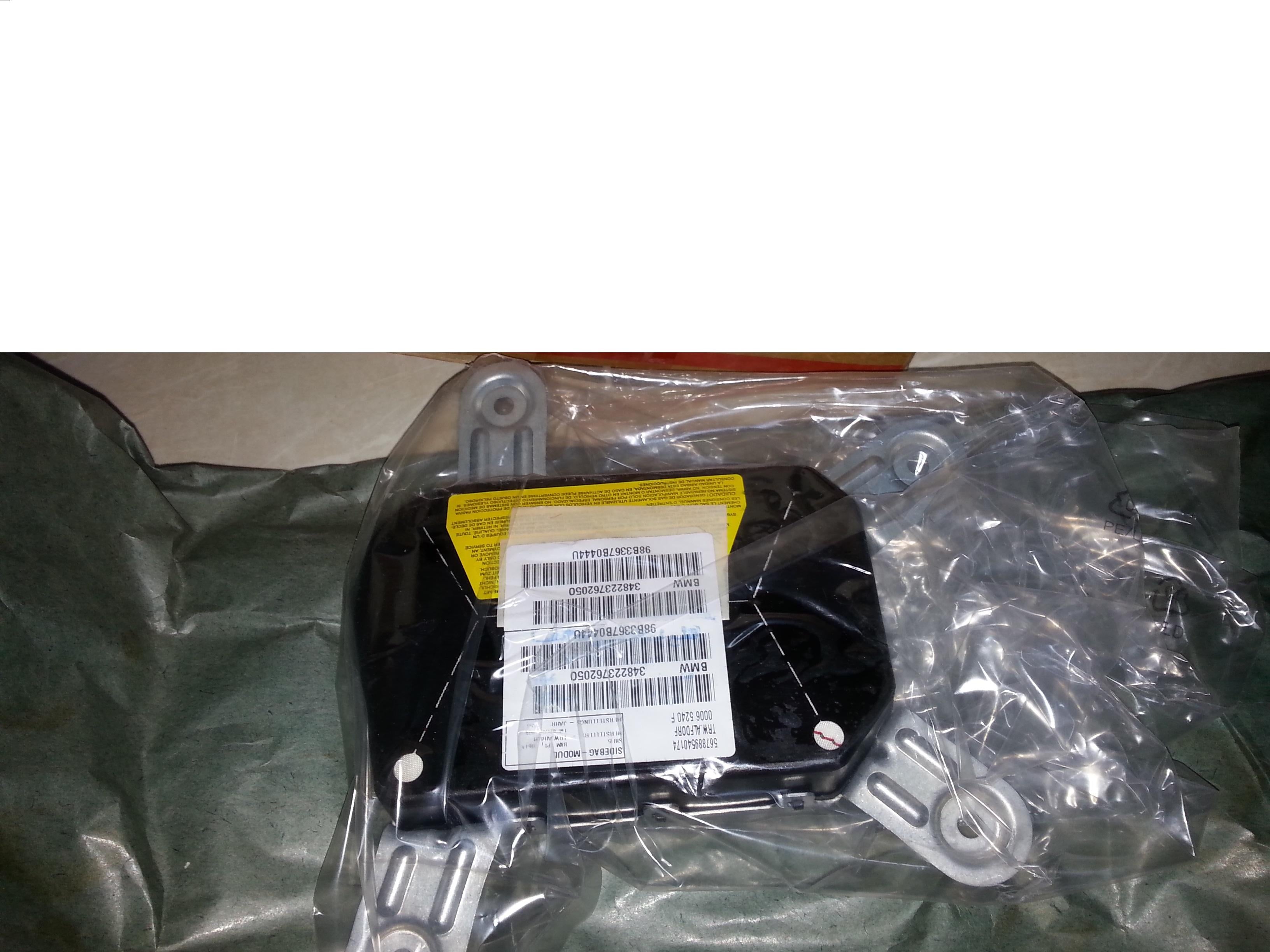BMW 3 Series E36 Right Front Passenger Door SRS Impact Safety Module 72128223762