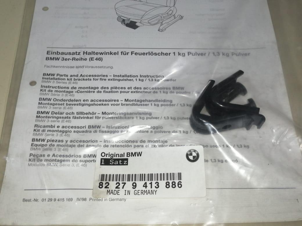NEW OEM BMW 82279413886 Fire extinguisher holder .1/3/6 Series, X3/X5/Z4