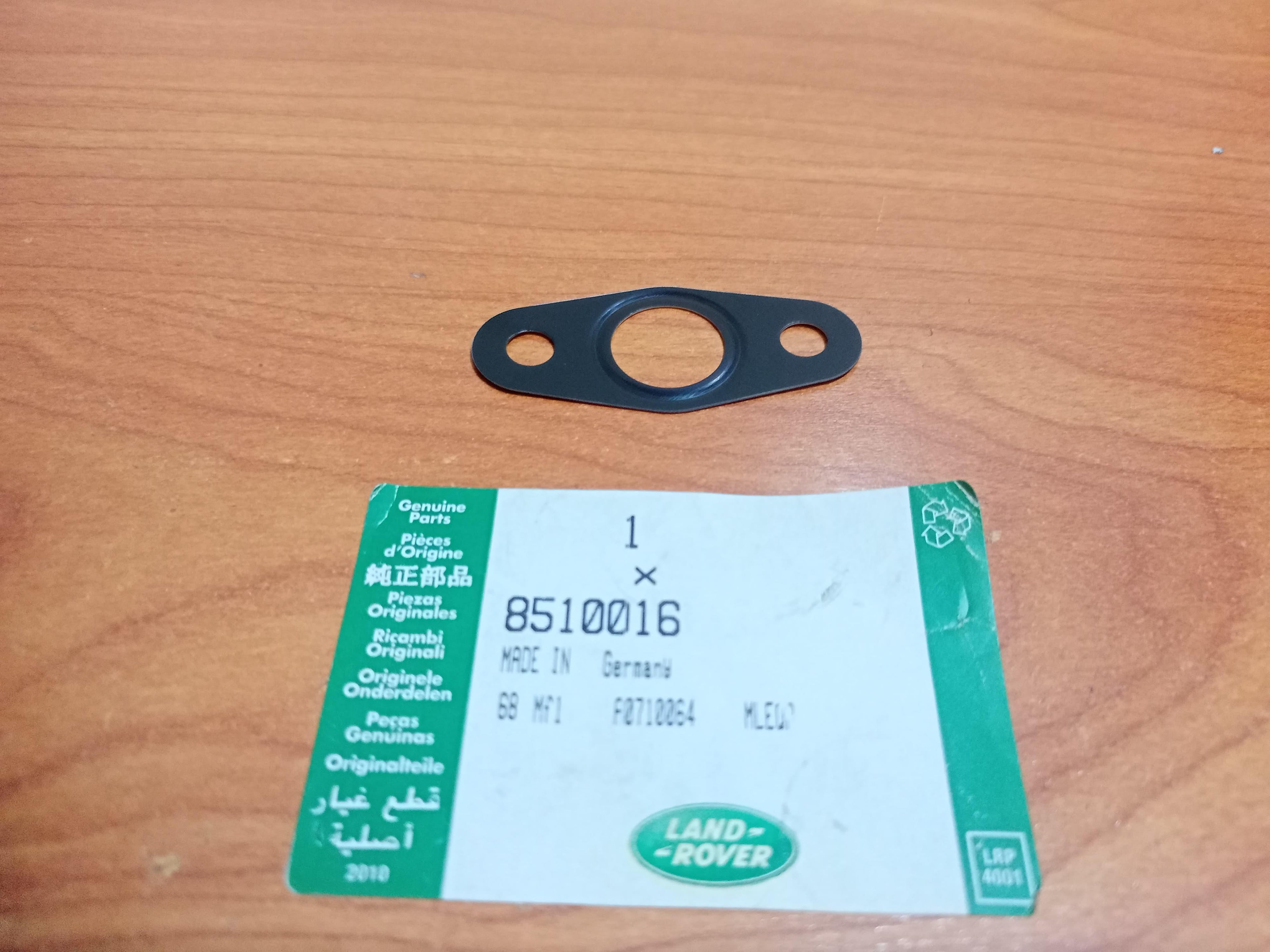 Land Rover Gasket-oil drain pipe turbocharger 8510016 part Freelander 96 06