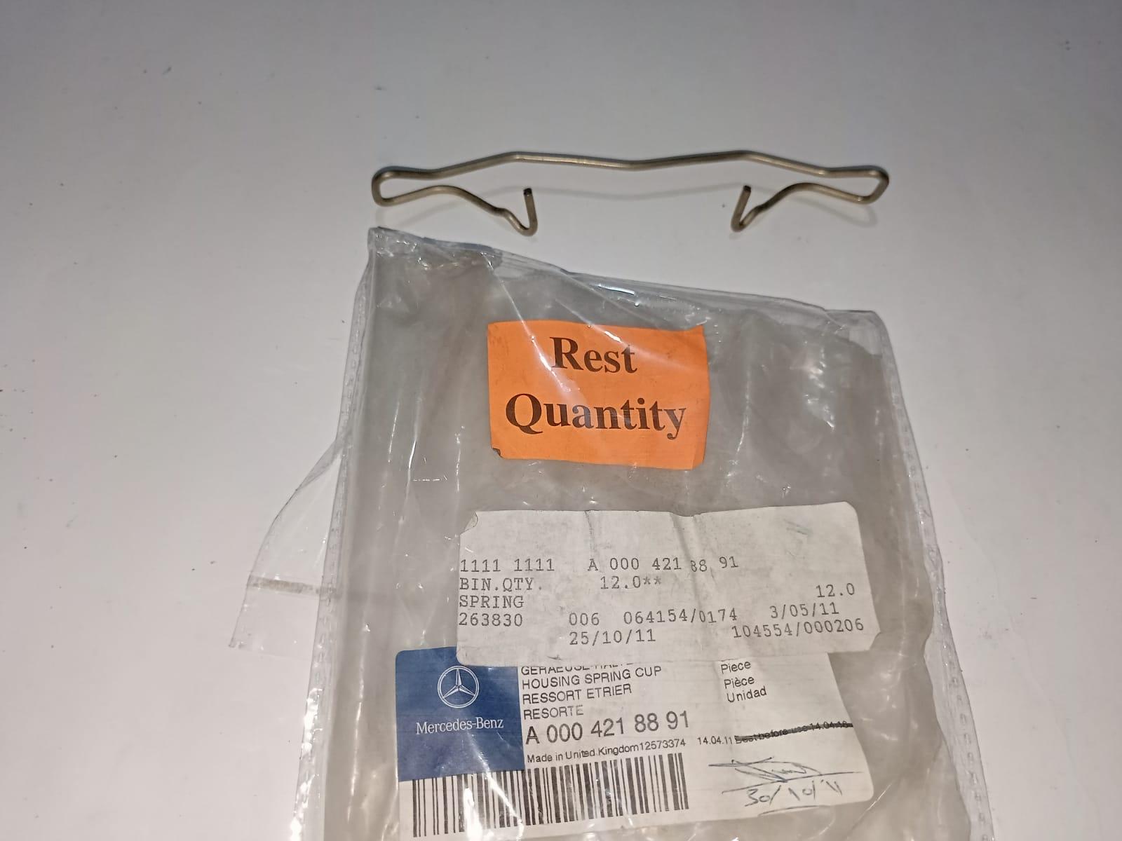 Mercedes-Benz  RETAINING SPRING A208 C208 R170 S202 S210 S211