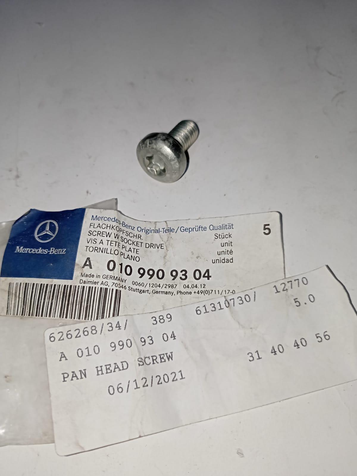 Mercedes-Benz Socket Drive Screw A0109909304
