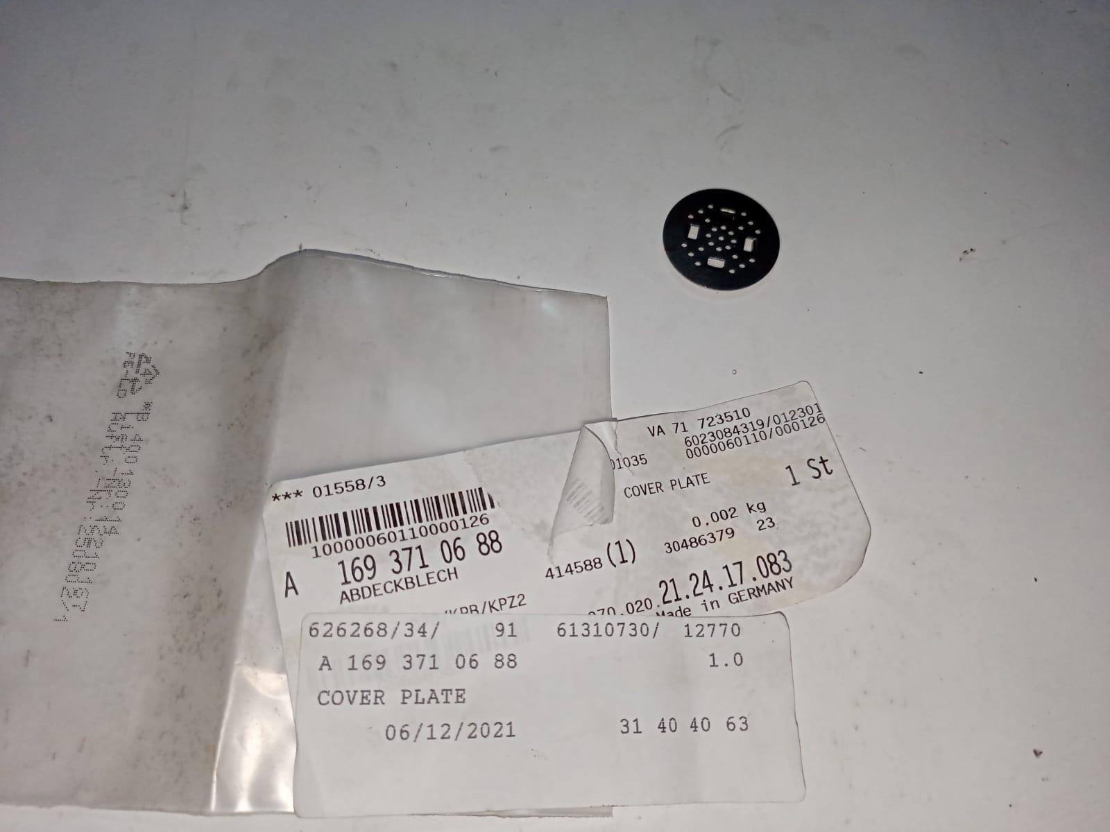 Mercedes-Benz Cover Plate W169