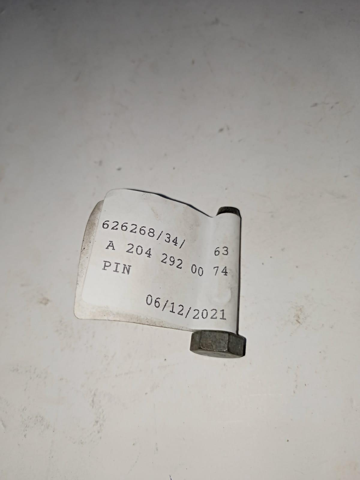 Mercedes-Benz W204 Booster Assembly Pin 2042920074