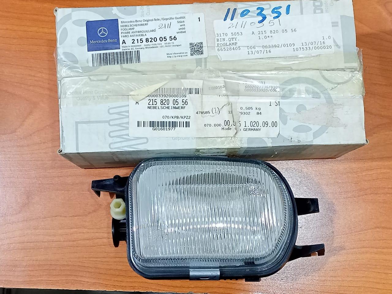 MERCEDES 2000 - 2002 W215 CL500 CL600 FRONT LEFT LOWER BUMPER FOG LIGHT L A MP