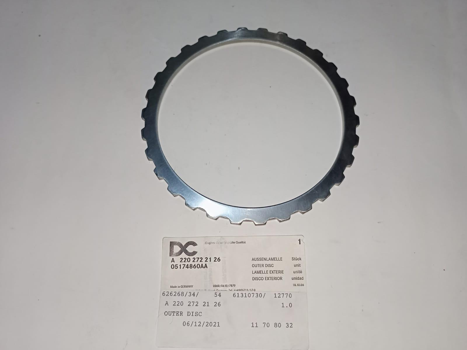 Mercedes-Benz W220 Outer Disc 2212722126