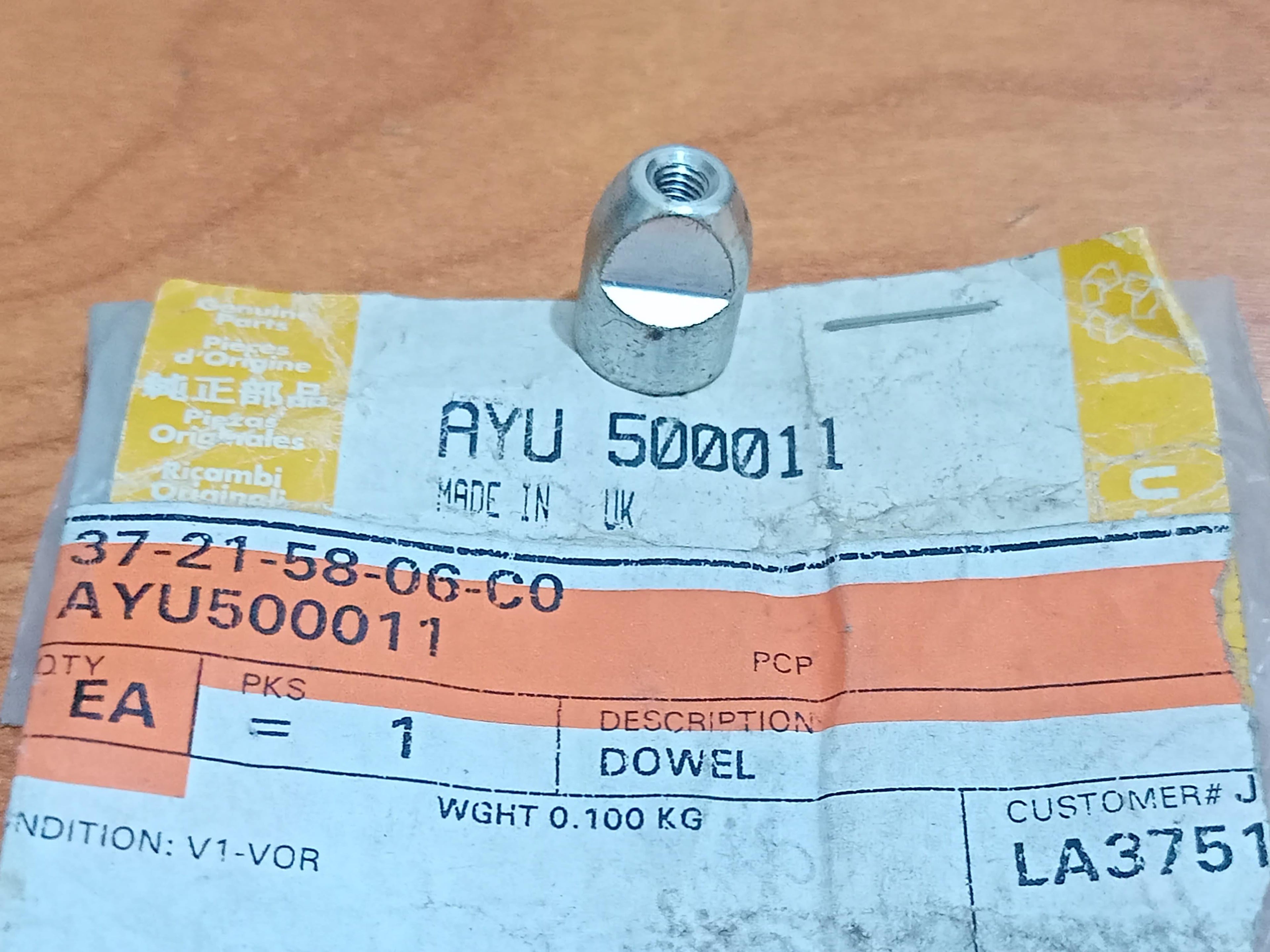 Land Rover Radiator Mount Grommet AYU500011 Discovery 4 2010-2016