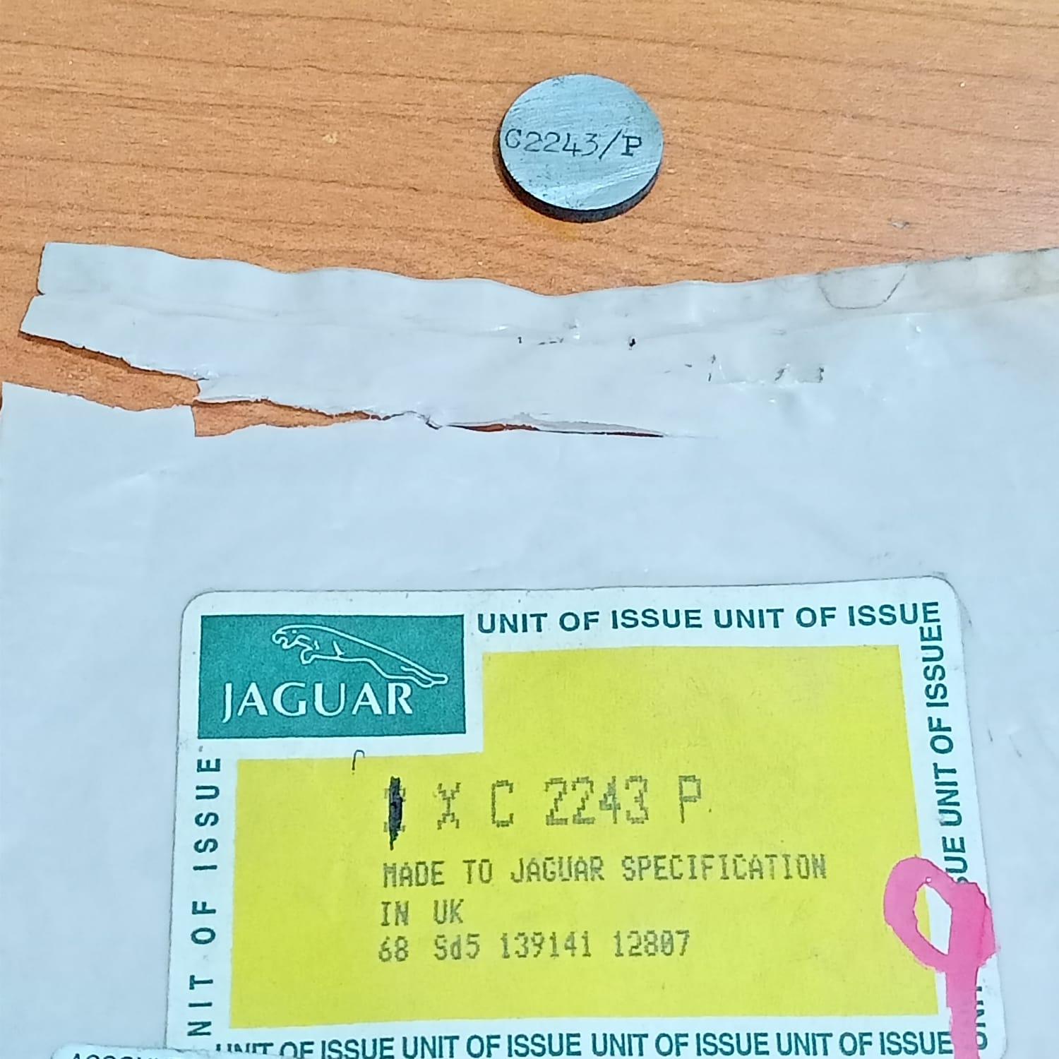 JAGUAR C2243P Daimler Limousine XK 1968-1992 Engine Tappet Adjustment Shim .098