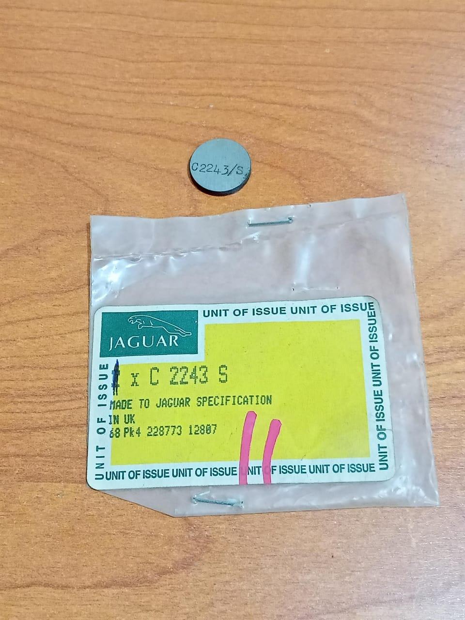 JAGUAR C2243S Daimler Limousine XK 1968-1992 Engine Tappet Adjustment Shim .101