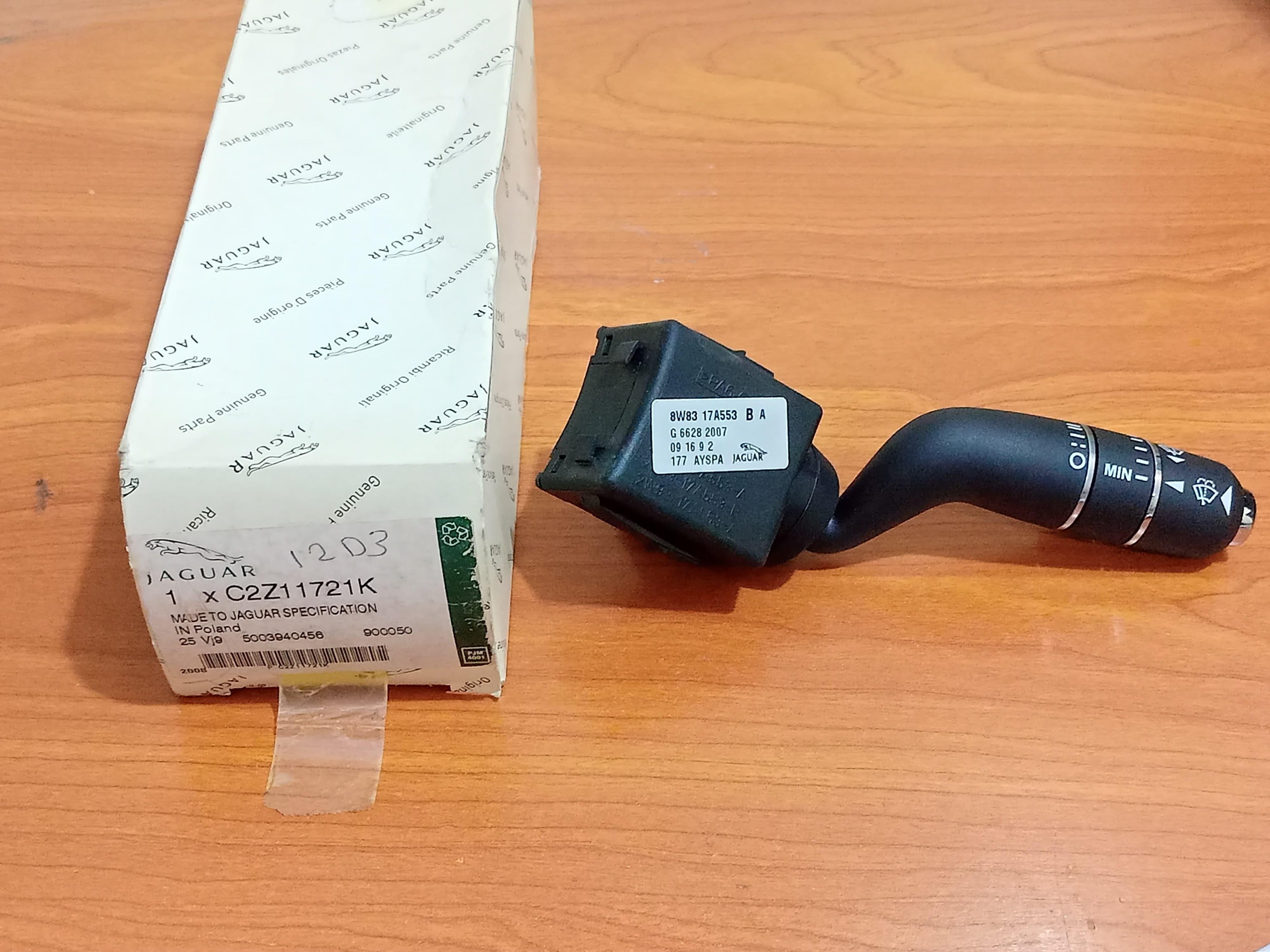 JAGUAR C2Z11721K XF X250 2009-2015 Steering Column Windscreen Wash Wiper Switch