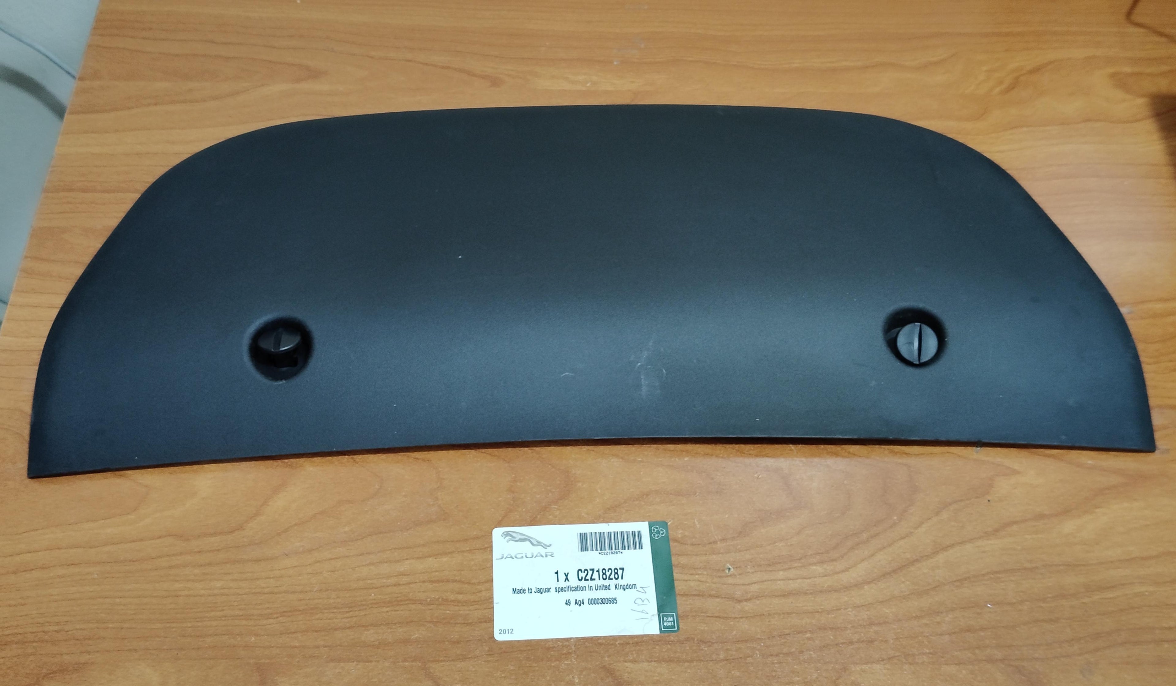 JAGUAR C2Z18287 XF X250 2012-2015 Front Bumper Exterior Towing Tow Hook Cover