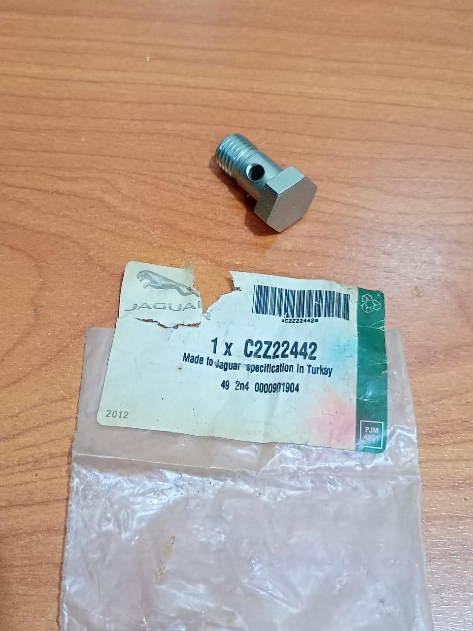 JAGUAR C2Z22442 XF X250 3.0L V6 Diesel Fuel Injection Return Rail Banjo Bolt