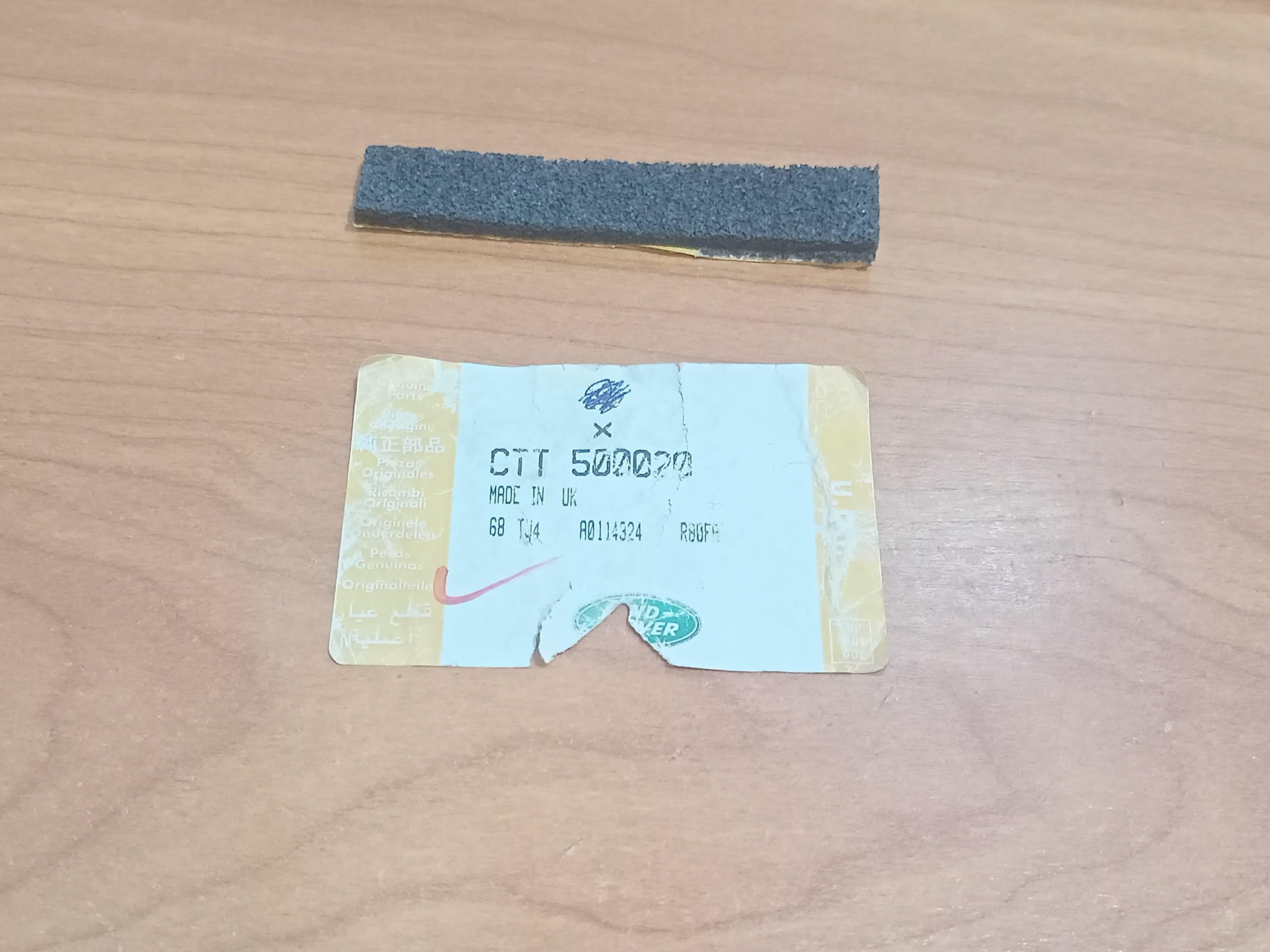 Land Rover Foam Tape CTT500020 Range Rover 2006-2012