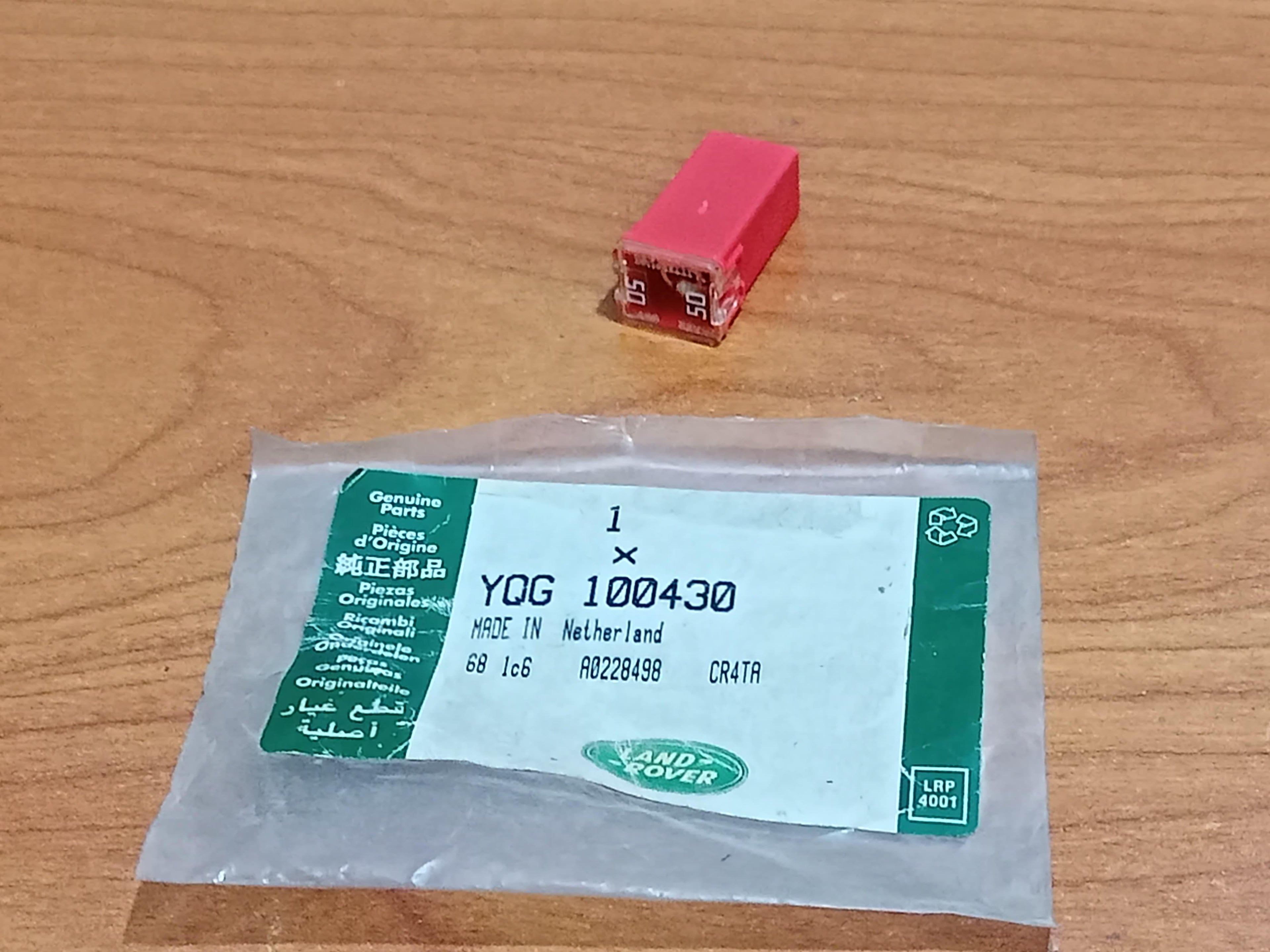 Land Rover Fusible Link YQG100430 Discovery 3 4 2005-2016