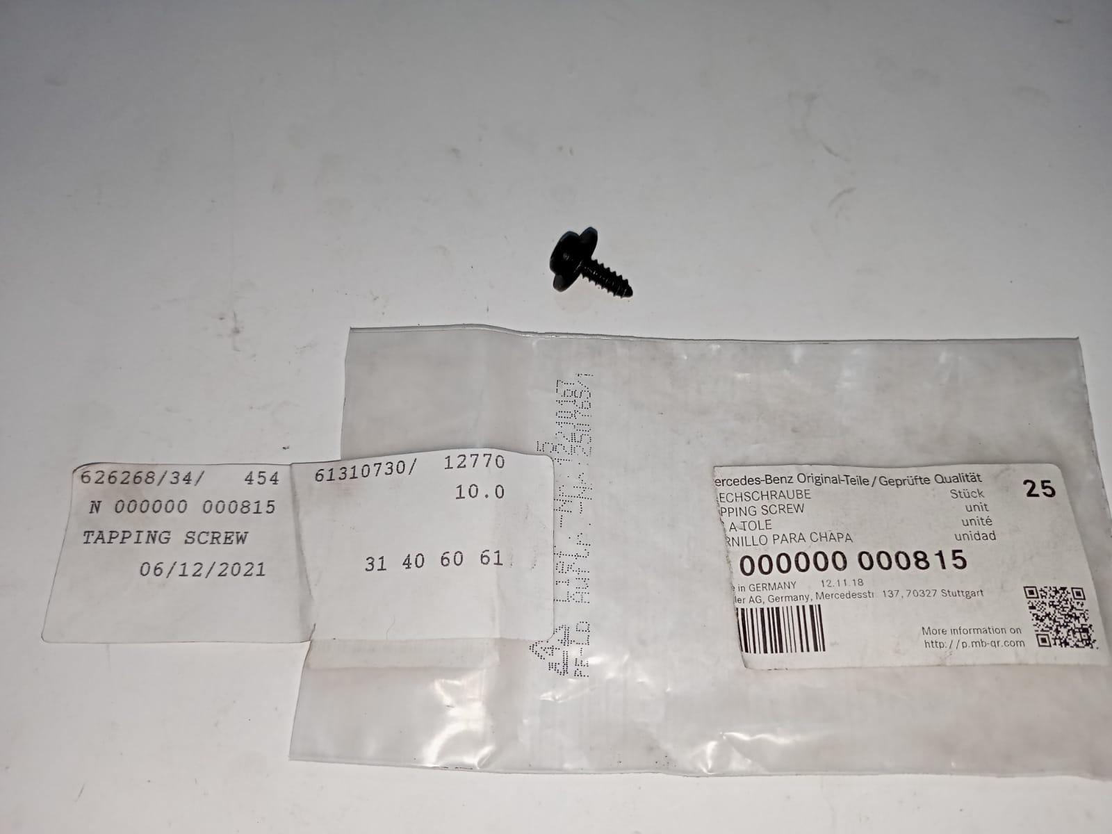 Mercedes-Benz C126 Tapping Screw