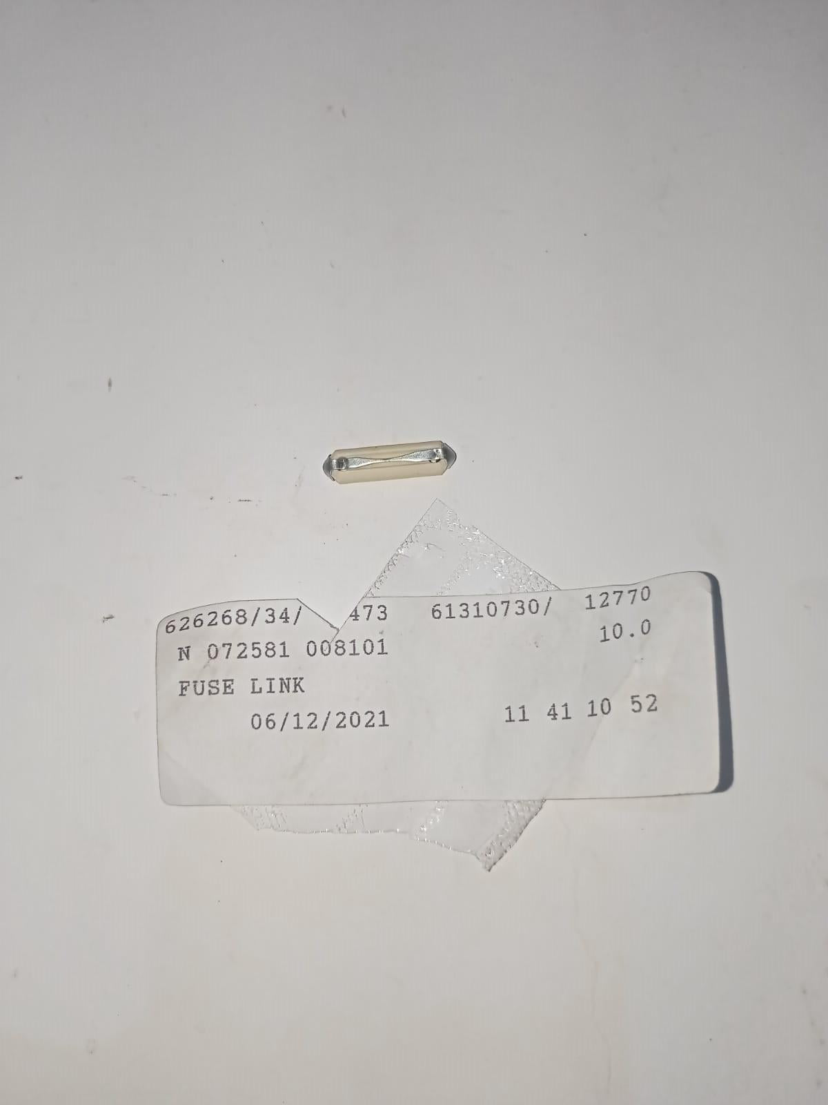 Mercedes-Benz 240D 300CD 300D 300TD Fuse Link
