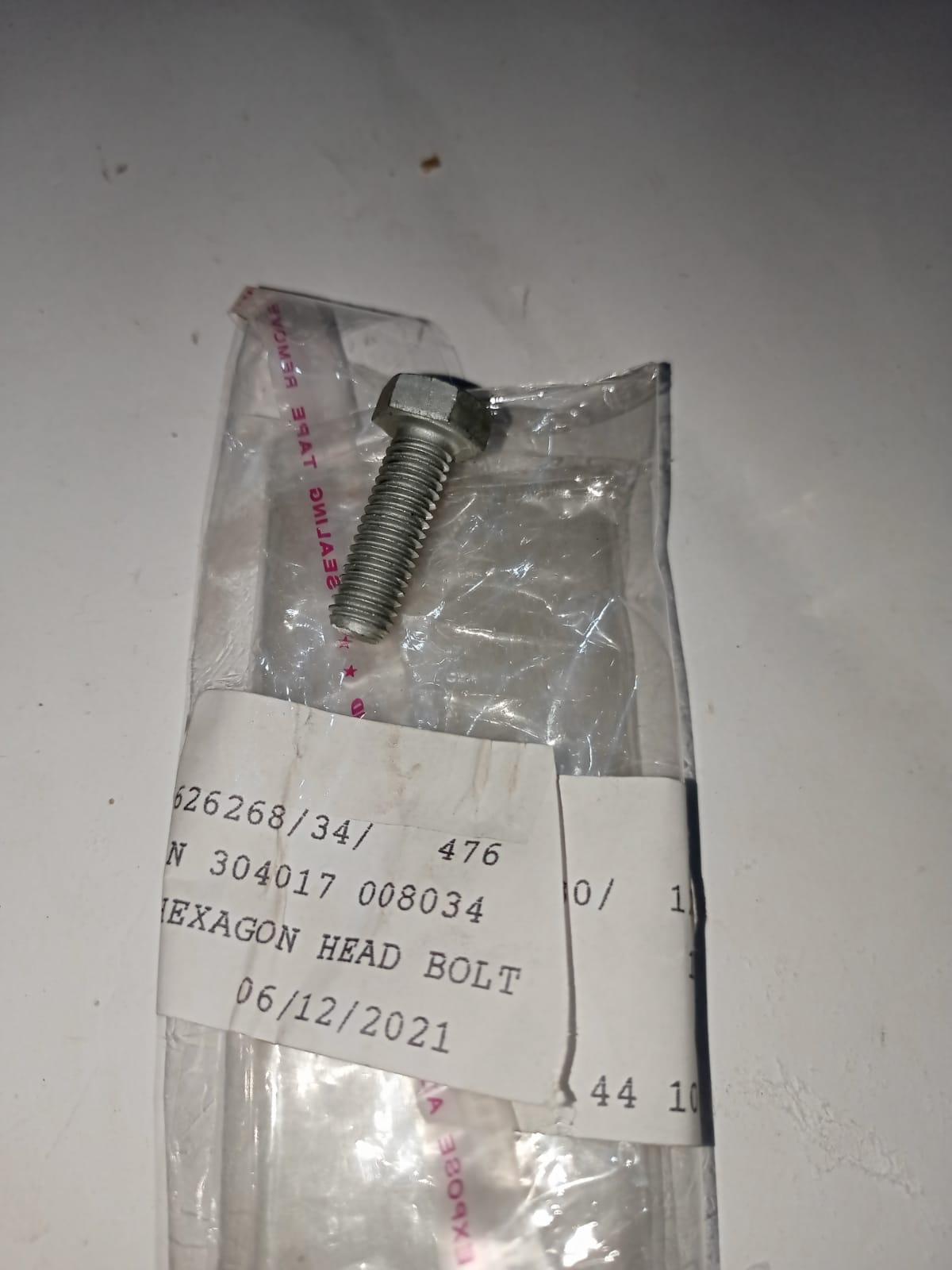 Mercedes-Benz Hexagon Head Bolt — W203, W204, W211 — N304017008034