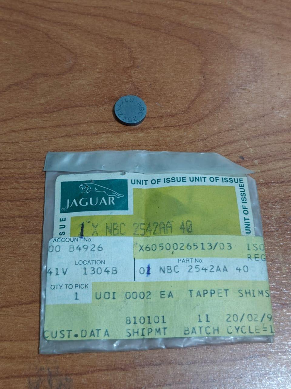 JAGUAR NBC2542AA43 XJS XJ6 XJ40 V12 AJ6 Valve Tappet Adjustment Shim Multi-Size