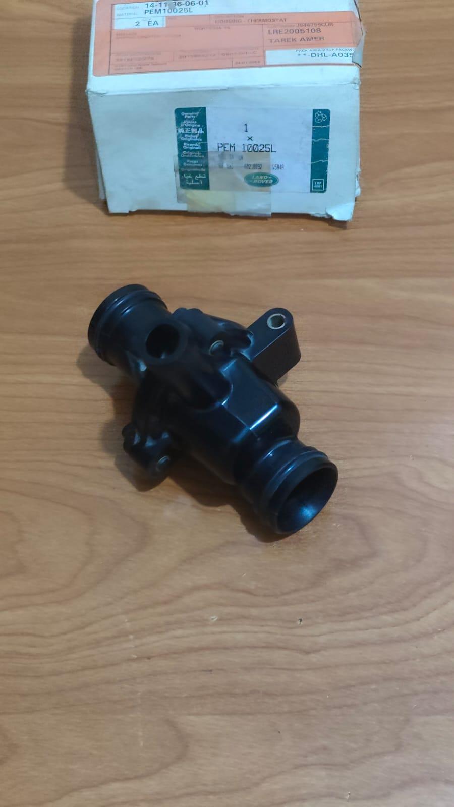 Land Rover PEM10025L Thermostat Housing Genuine Defender Discovery