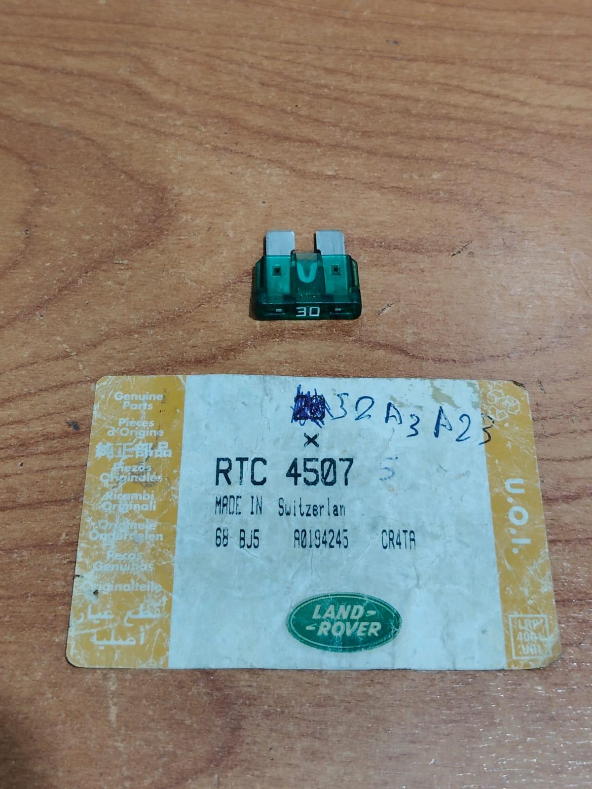 Land Rover RTC4507 Standard Blade Fuse Genuine Defender Discovery 1983-2016