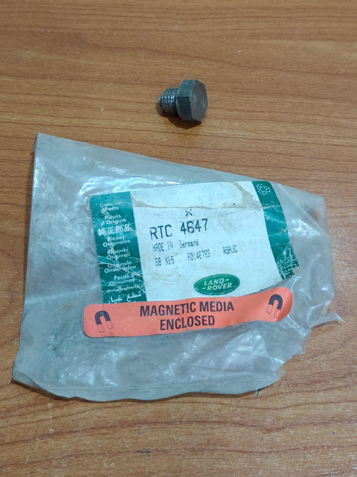 Land Rover RTC4647 Trans Case Plug Genuine Defender Discovery 1983-2016